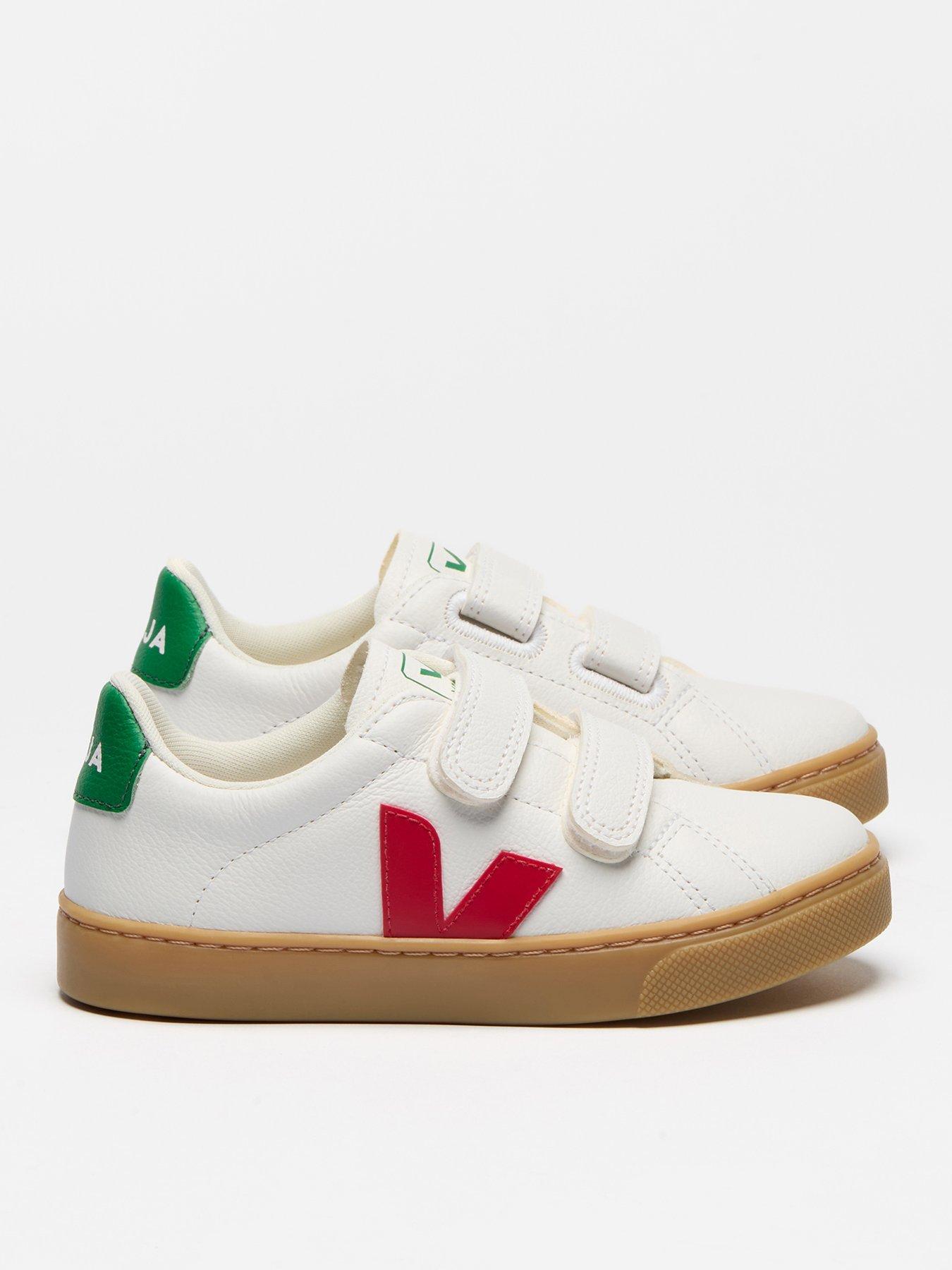 undefined Kids Small Esplar Trainers - White/Red