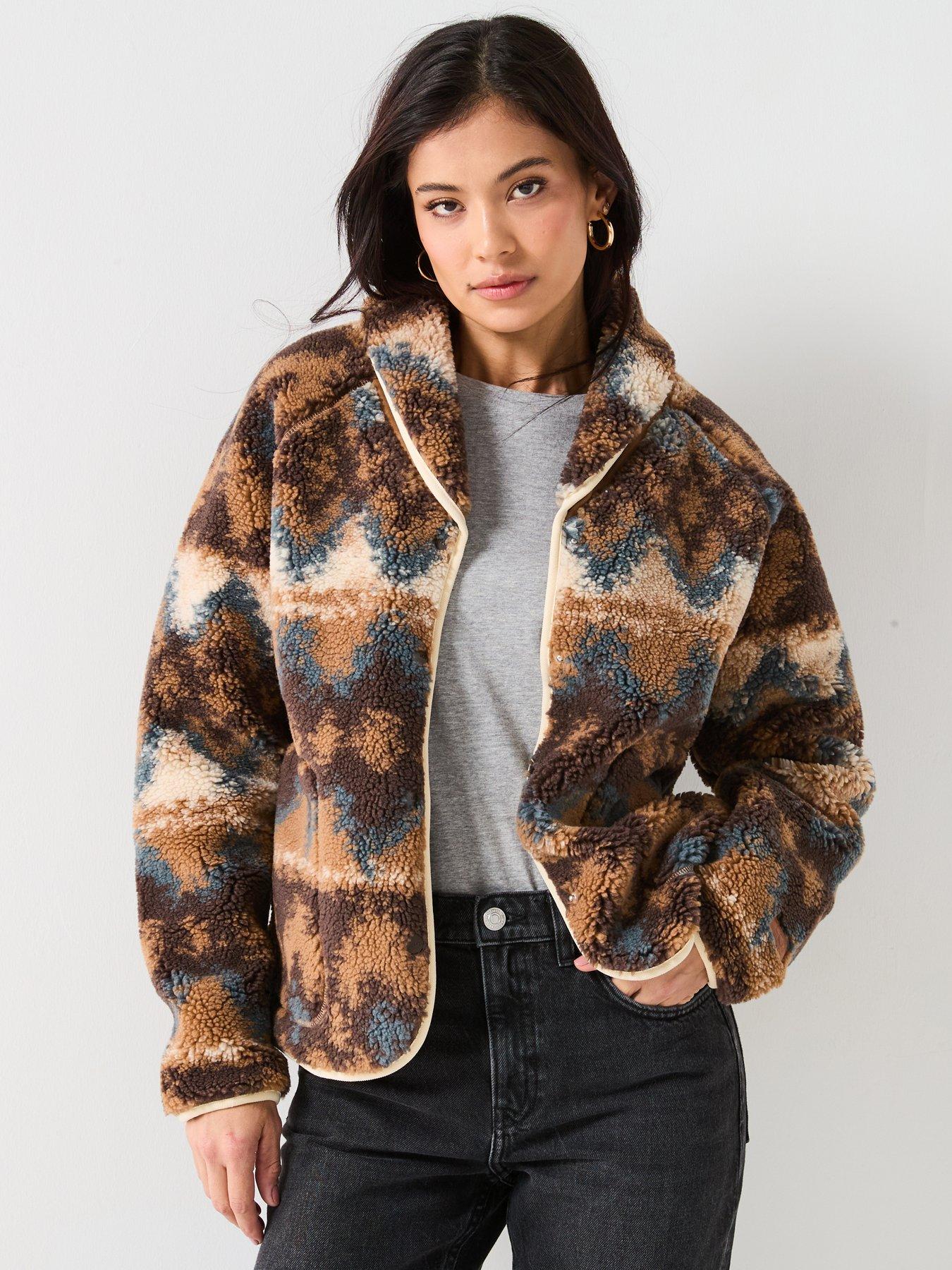 Image 1 of 6 of UGG W Elaina Uggfluff Cardigan - Brown