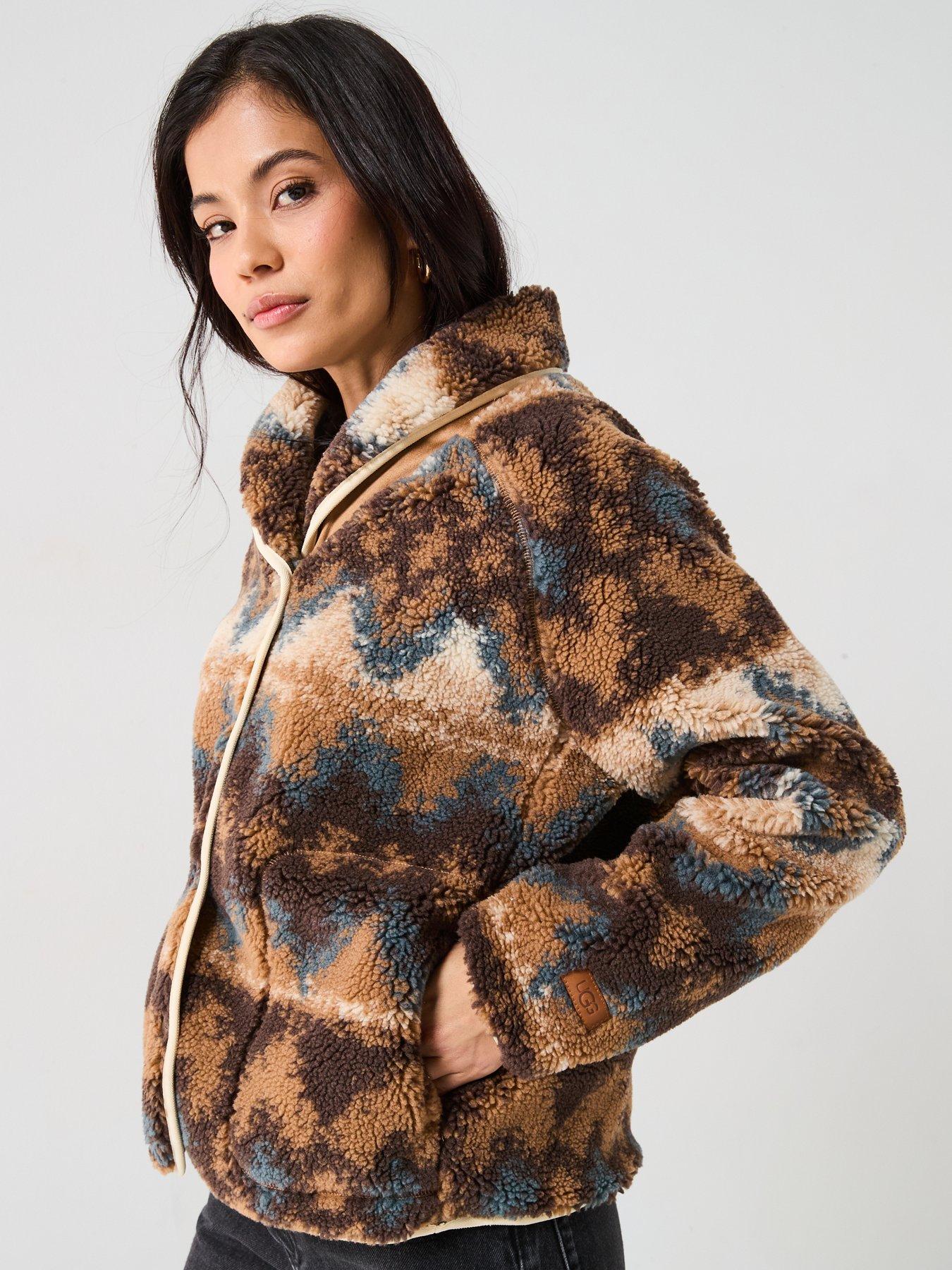 Image 6 of 6 of UGG W Elaina Uggfluff Cardigan - Brown