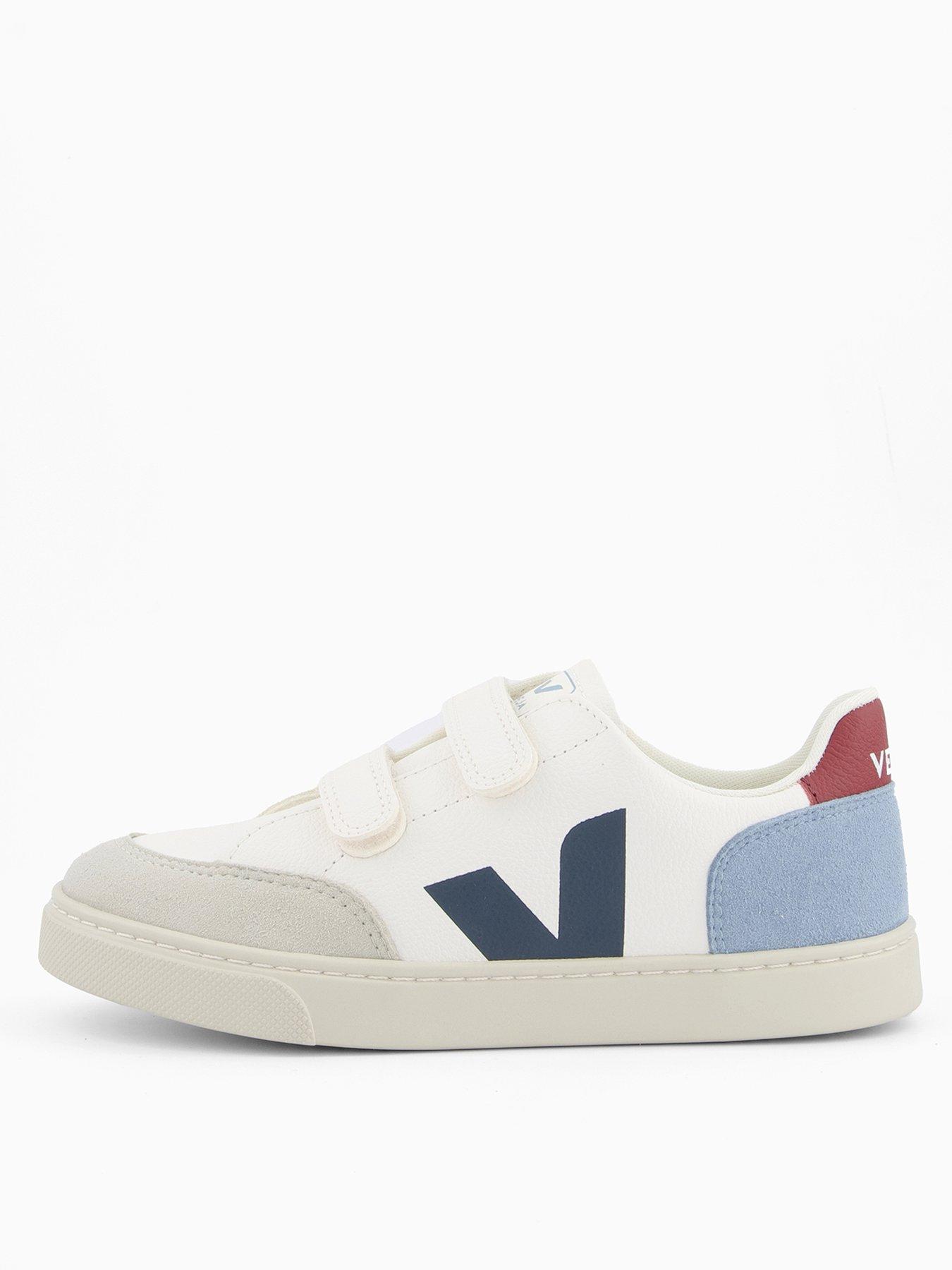 undefined Kids Small V-12 Trainers - White/Grey