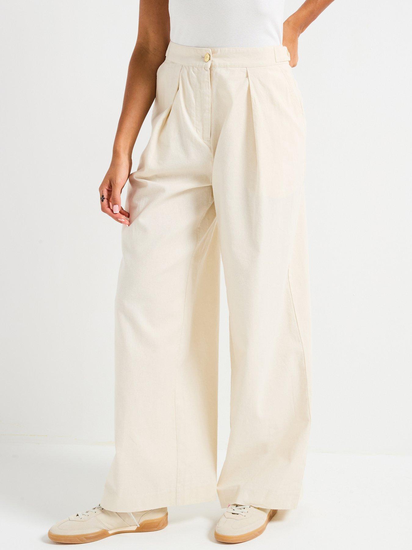 undefined Riley Trousers - Beige