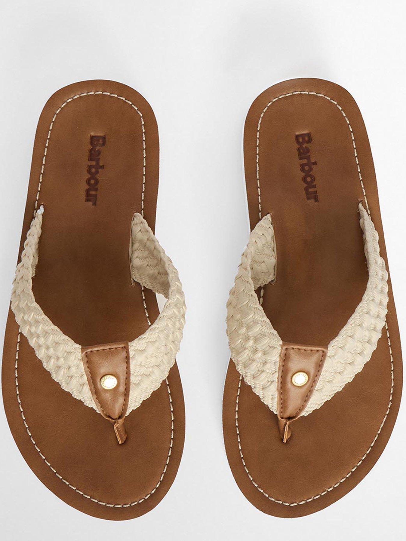 Image 4 of 7 of Barbour Kelburn Beach Sandals - White