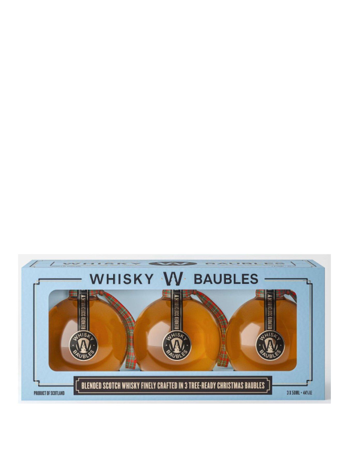 Product photograph of Blended Whisky Baubles 3x5cl from very.co.uk