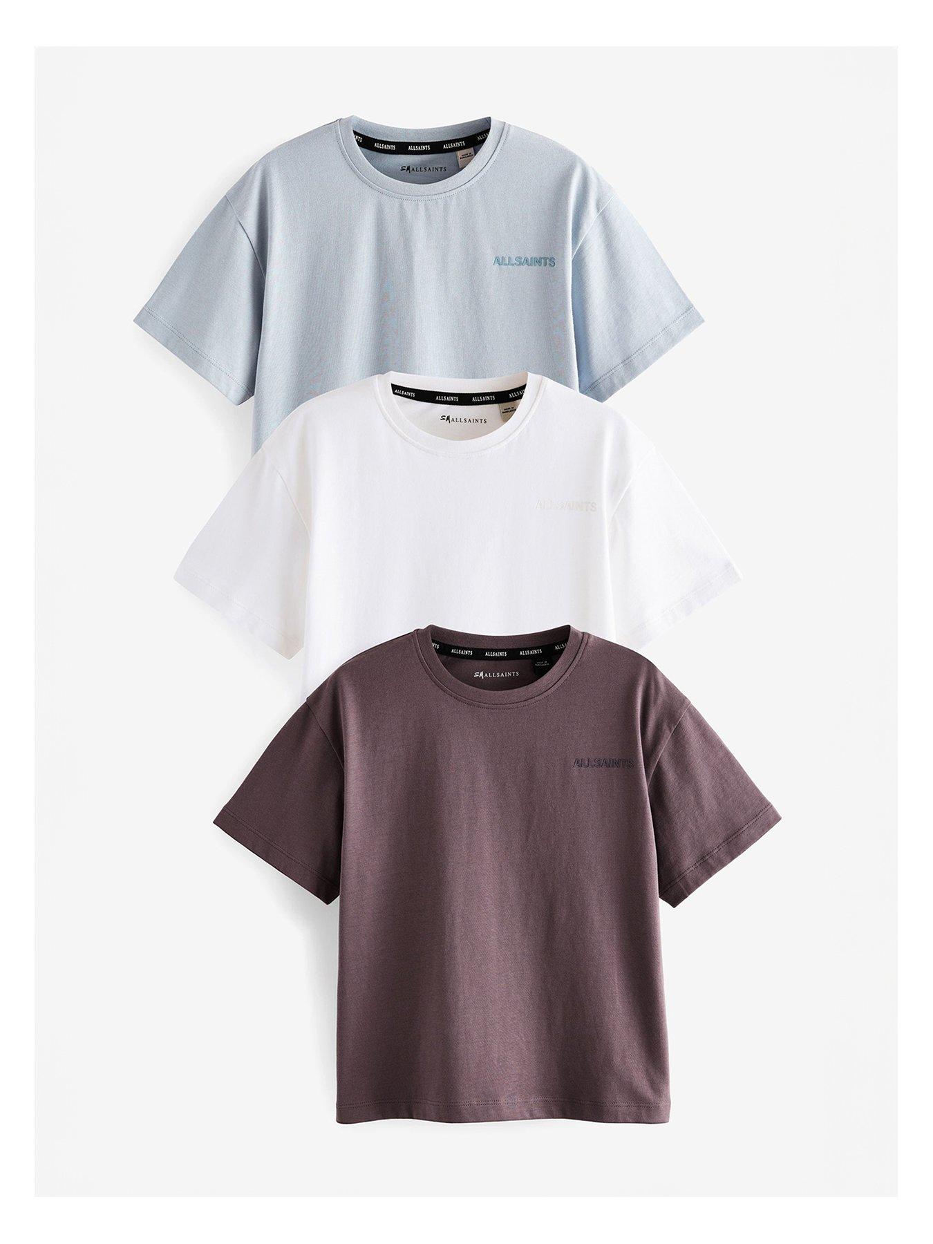 undefined Boys 3 Pack T-Shirts - Purple