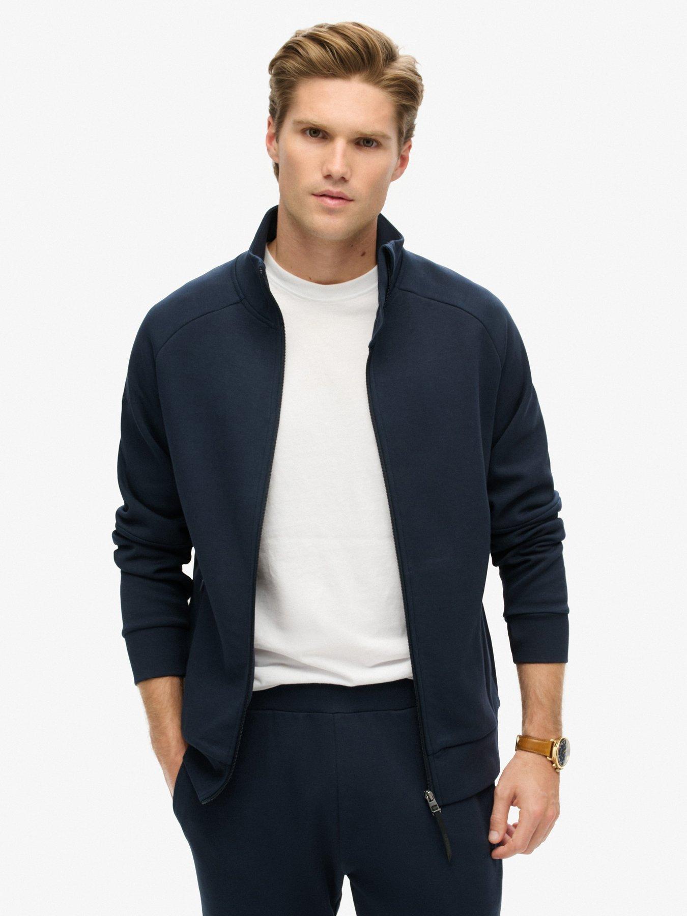 Image 1 of 6 of Superdry Code Tech Tracktop - Navy