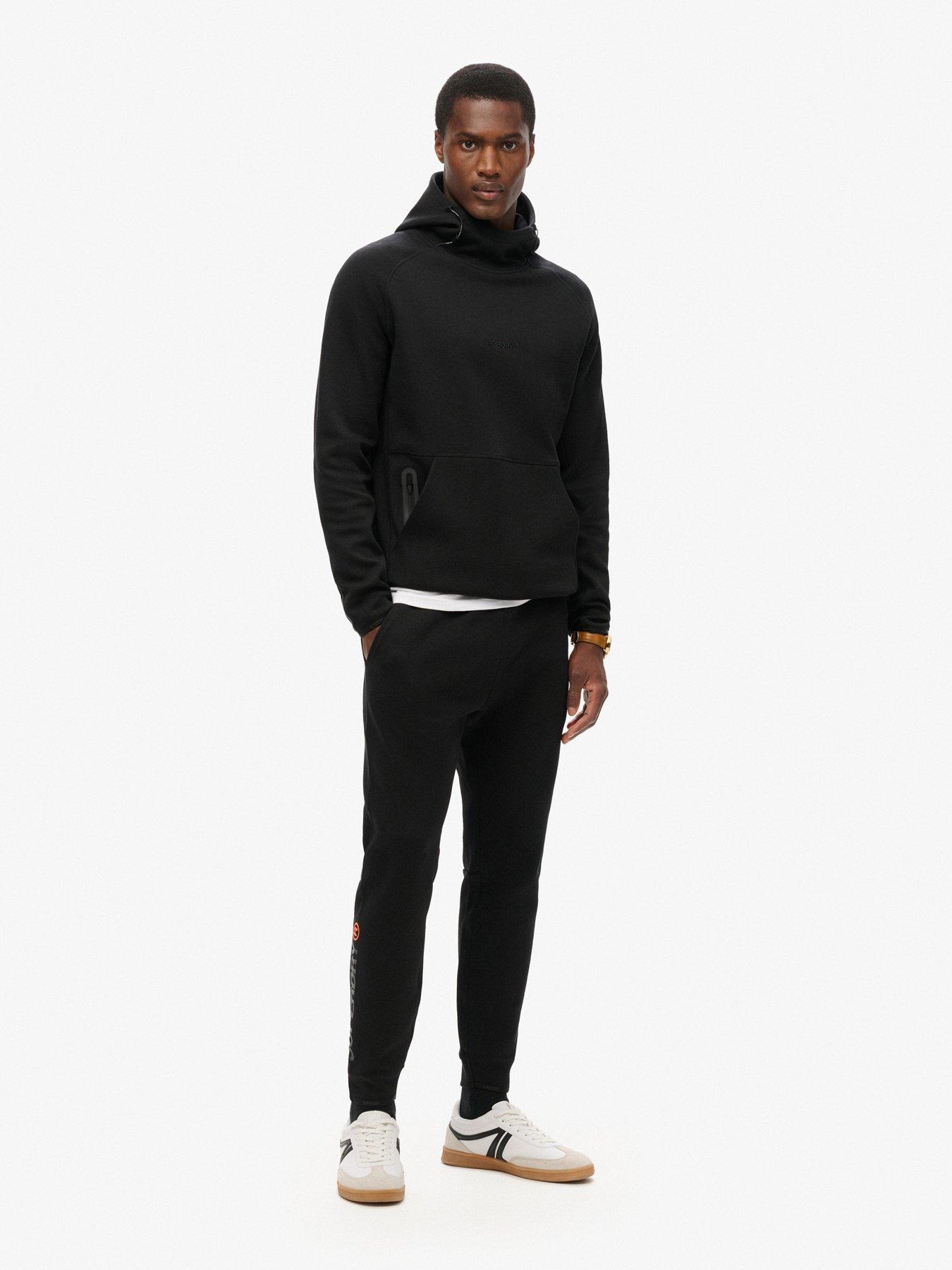 Image 3 of 6 of Superdry Tech Tappered Joggers - Black