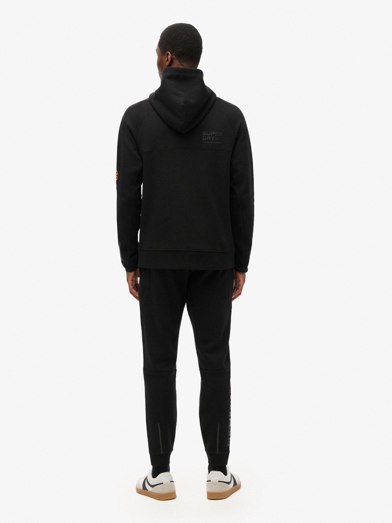 Image 5 of 6 of Superdry Tech Tappered Joggers - Black