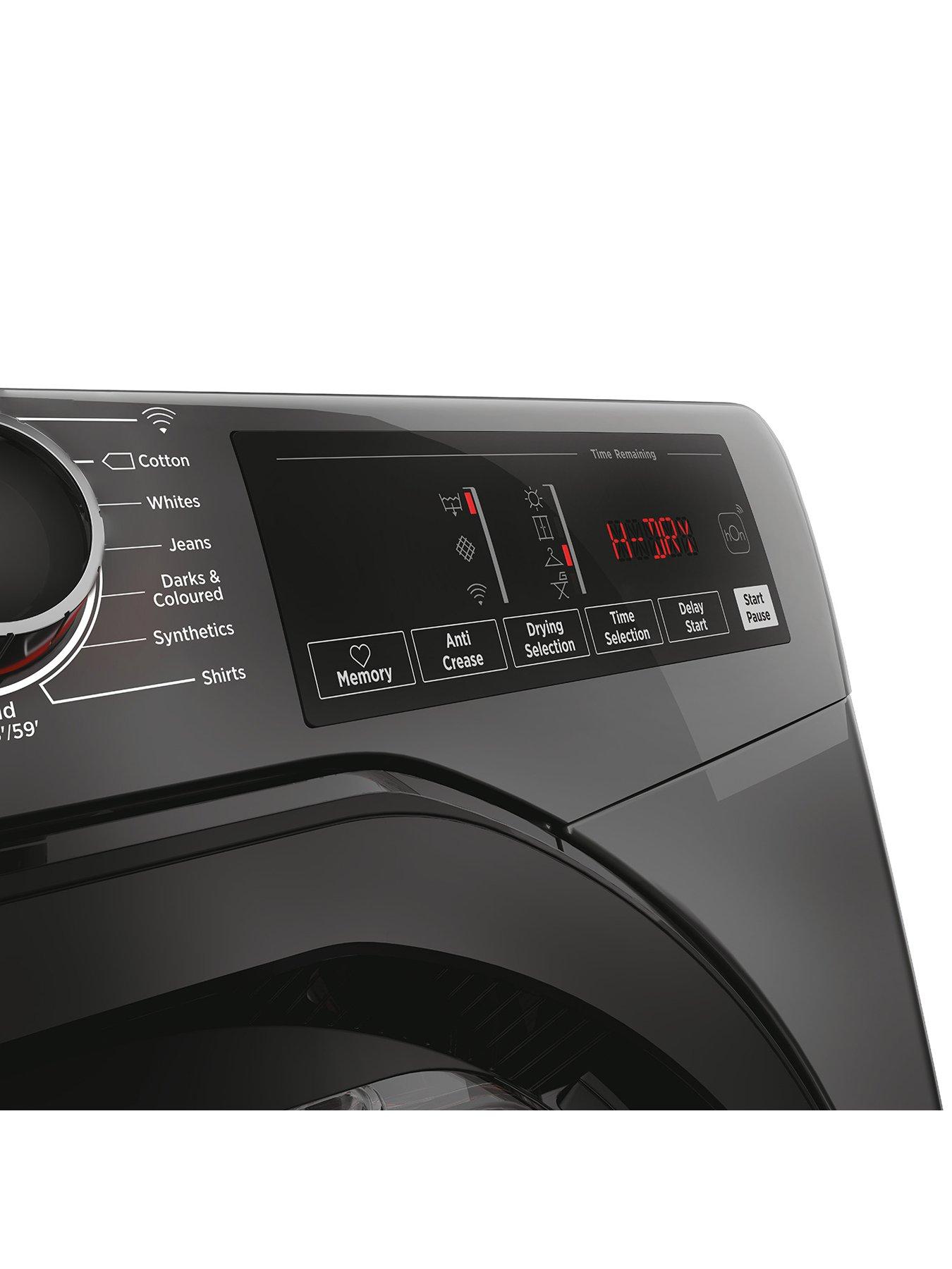 Image 4 of 7 of Hoover H-DRY 350 HRE C10TBER-80 Wifi Connected 10kg Condenser Tumble Dryer,&nbsp;B-Rated - Graphite