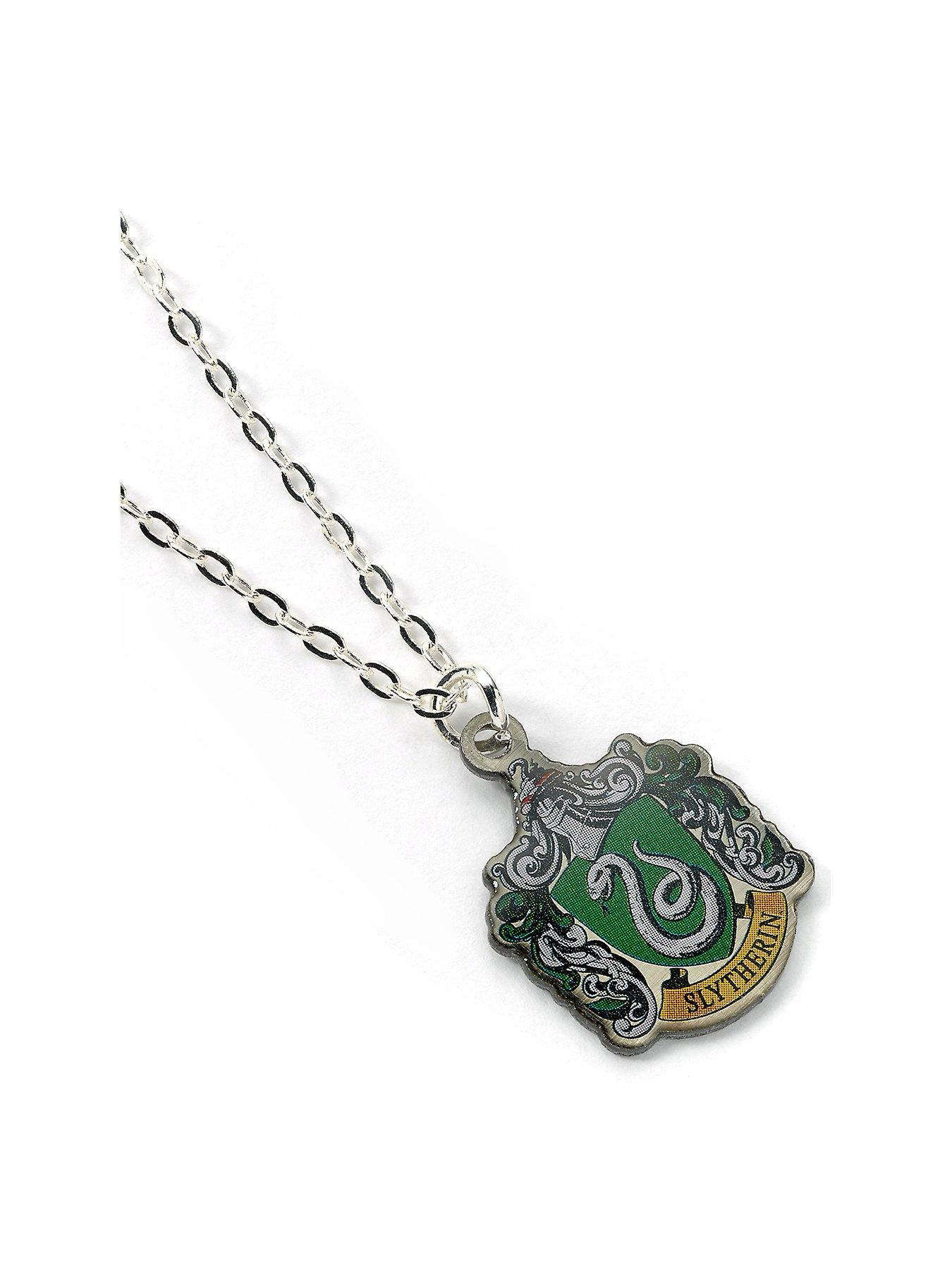 Product photograph of Harry Potter Slytherin Crest Necklace from very.co.uk