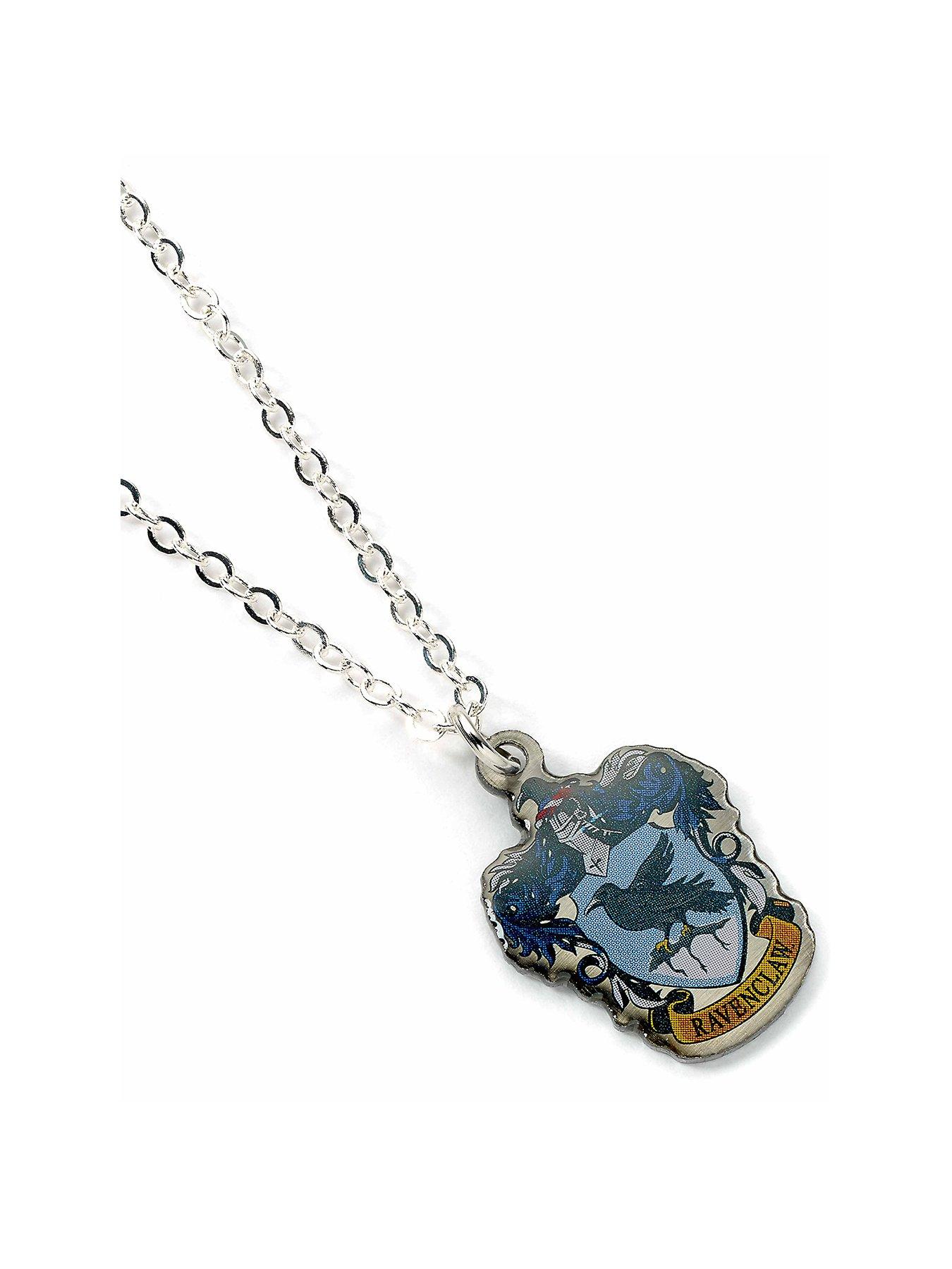 Product photograph of Harry Potter Ravenclaw Crest Slider Necklace from very.co.uk