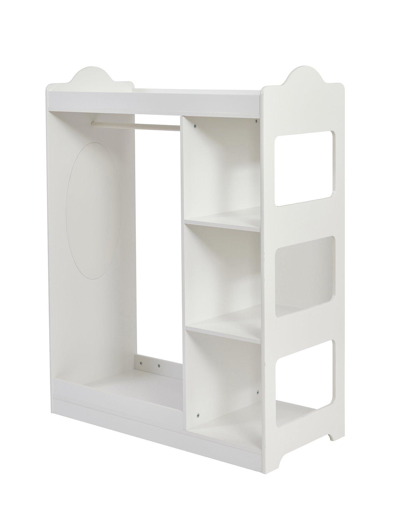 Liberty House White Kids Dressing Rail with Mirror Very