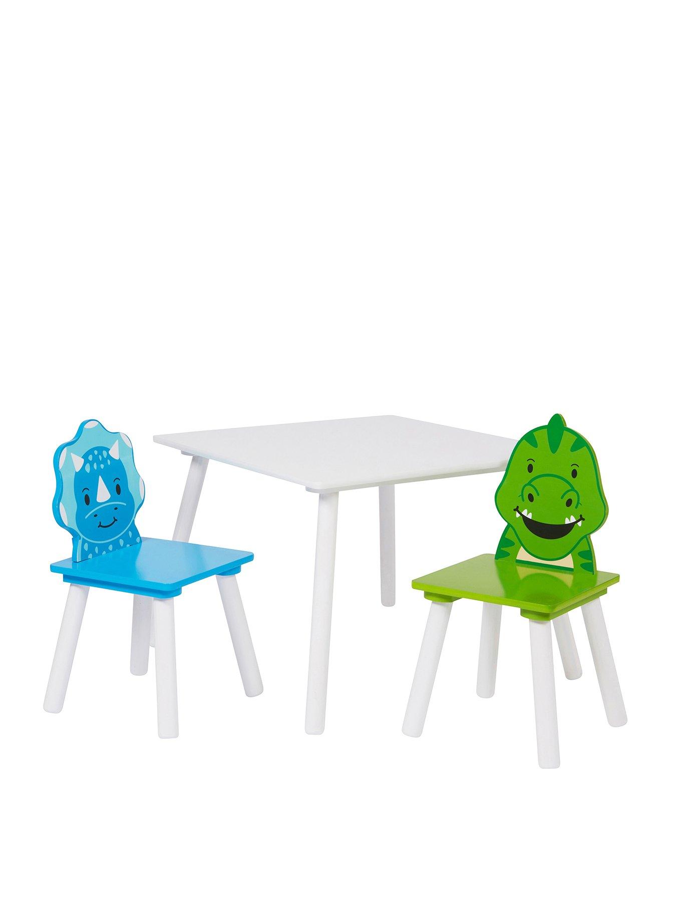 Image 2 of 7 of Liberty House Kids Dinosaur Table and Two Chairs set