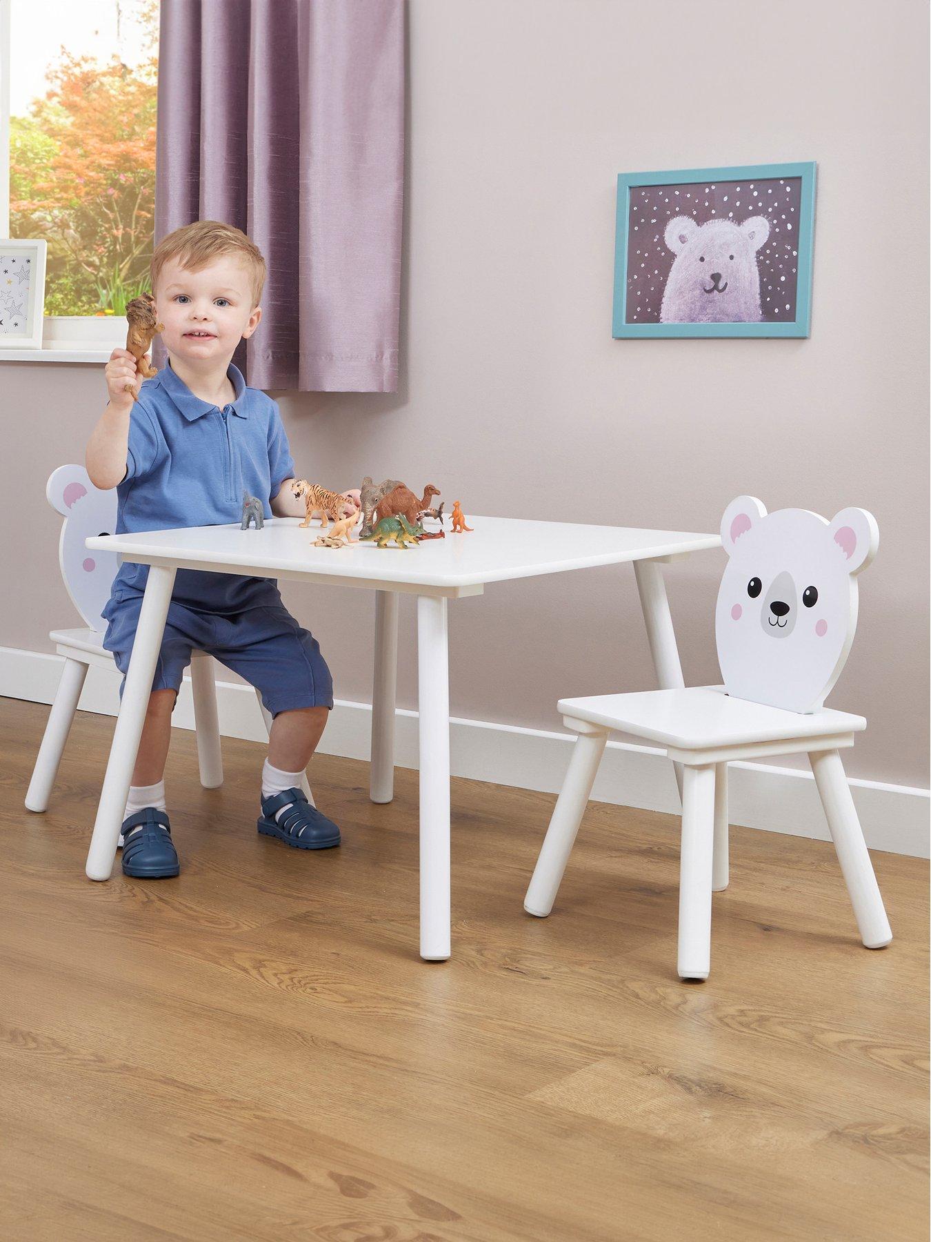 Product photograph of Liberty House Kids Bear Table And Two Chairs Set from very.co.uk