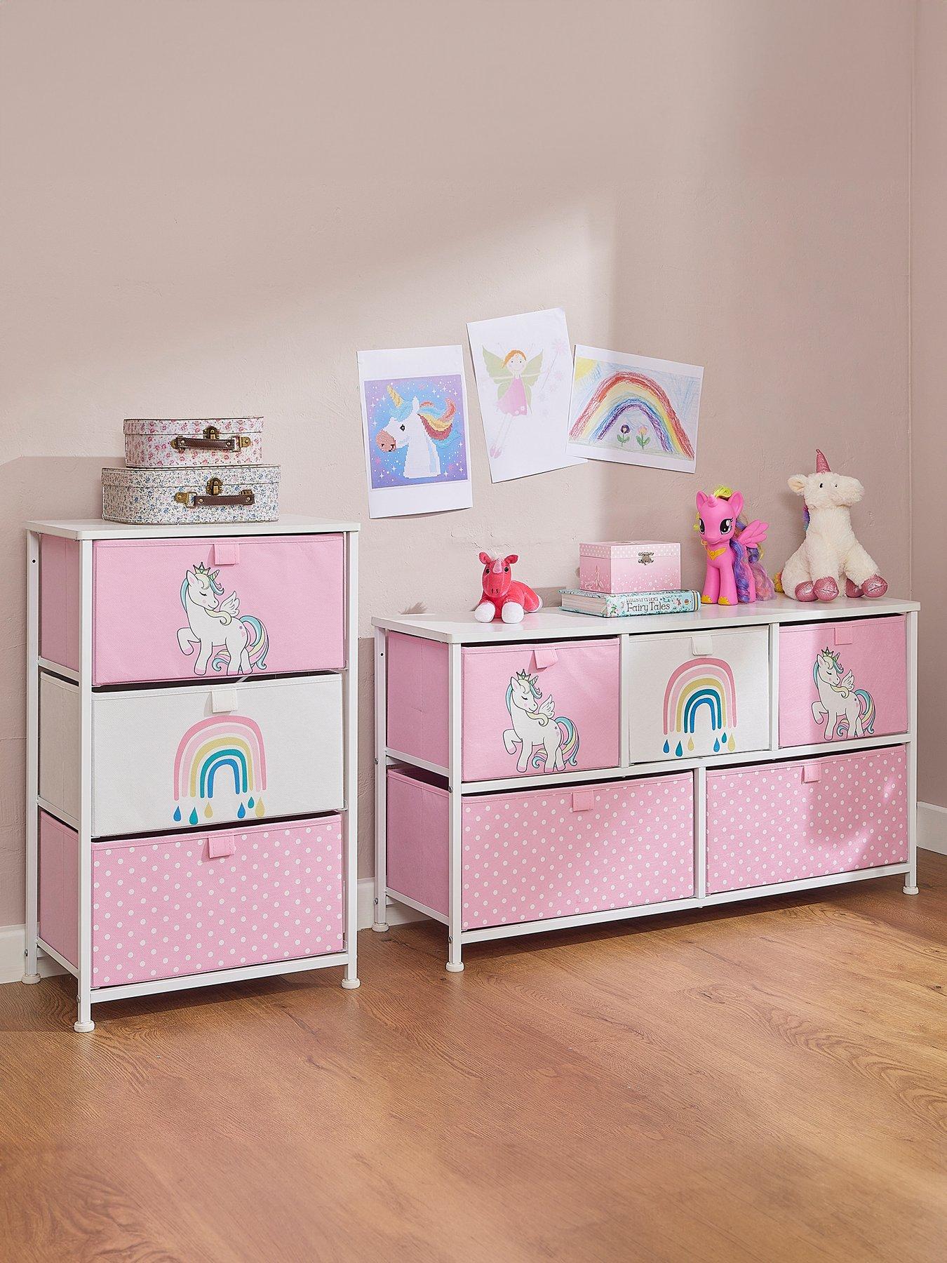 Image 4 of 7 of Liberty House Unicorn Three Drawer Storage Chest