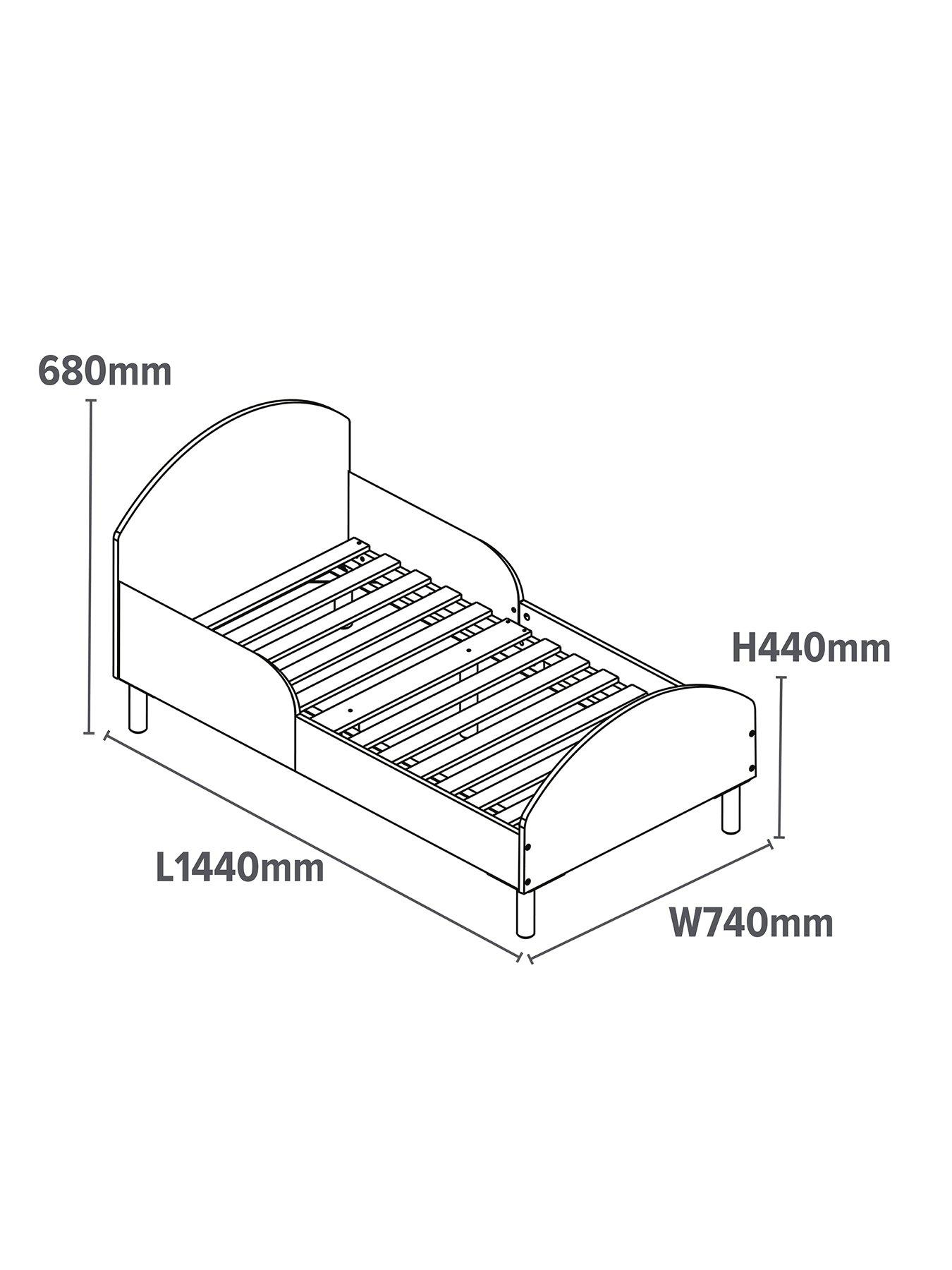Image 7 of 7 of Liberty House White Toddler Bed