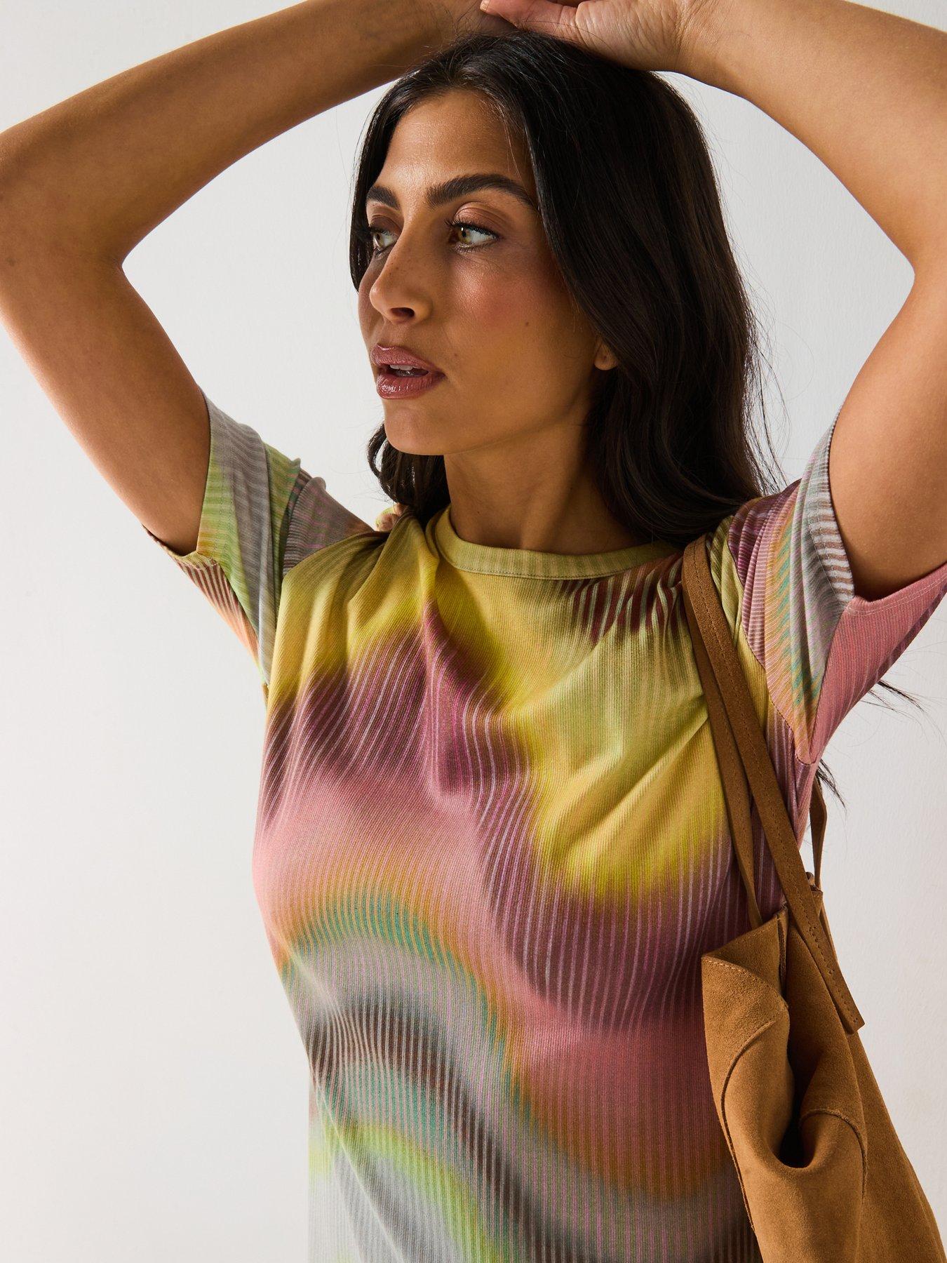 paul smith t shirt dress PS PAUL SMITH Swirl T-Shirt Dress - Multi