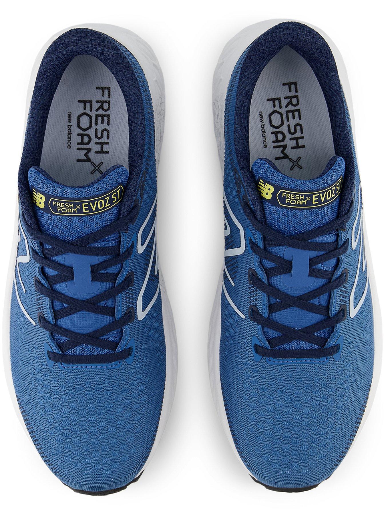 Image 3 of 4 of New Balance Mens Running Evoz Stability Trainers - Seastone - Blue