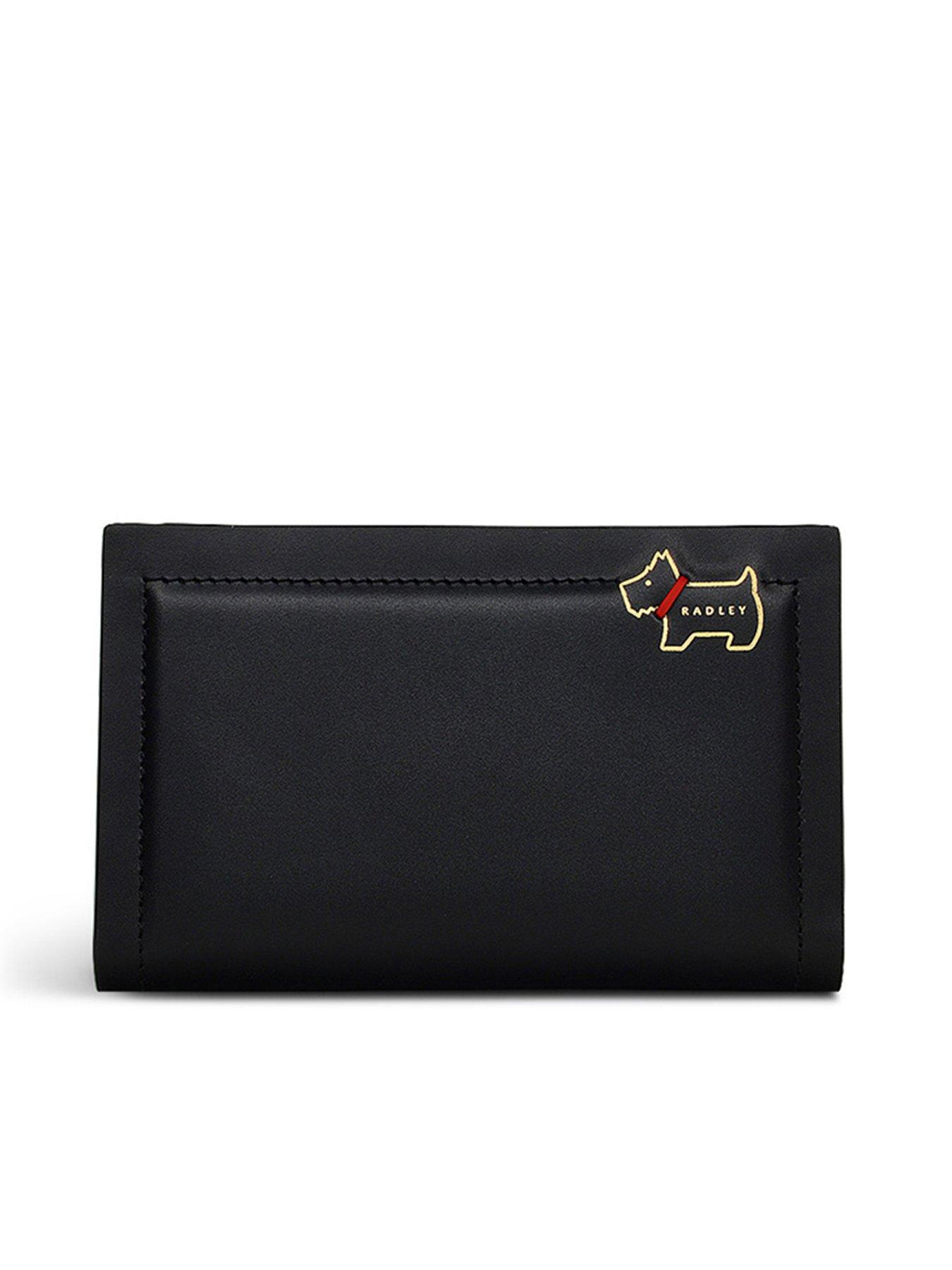 Radley Heritage Lane Medium Leather Bifold Purse - Black
