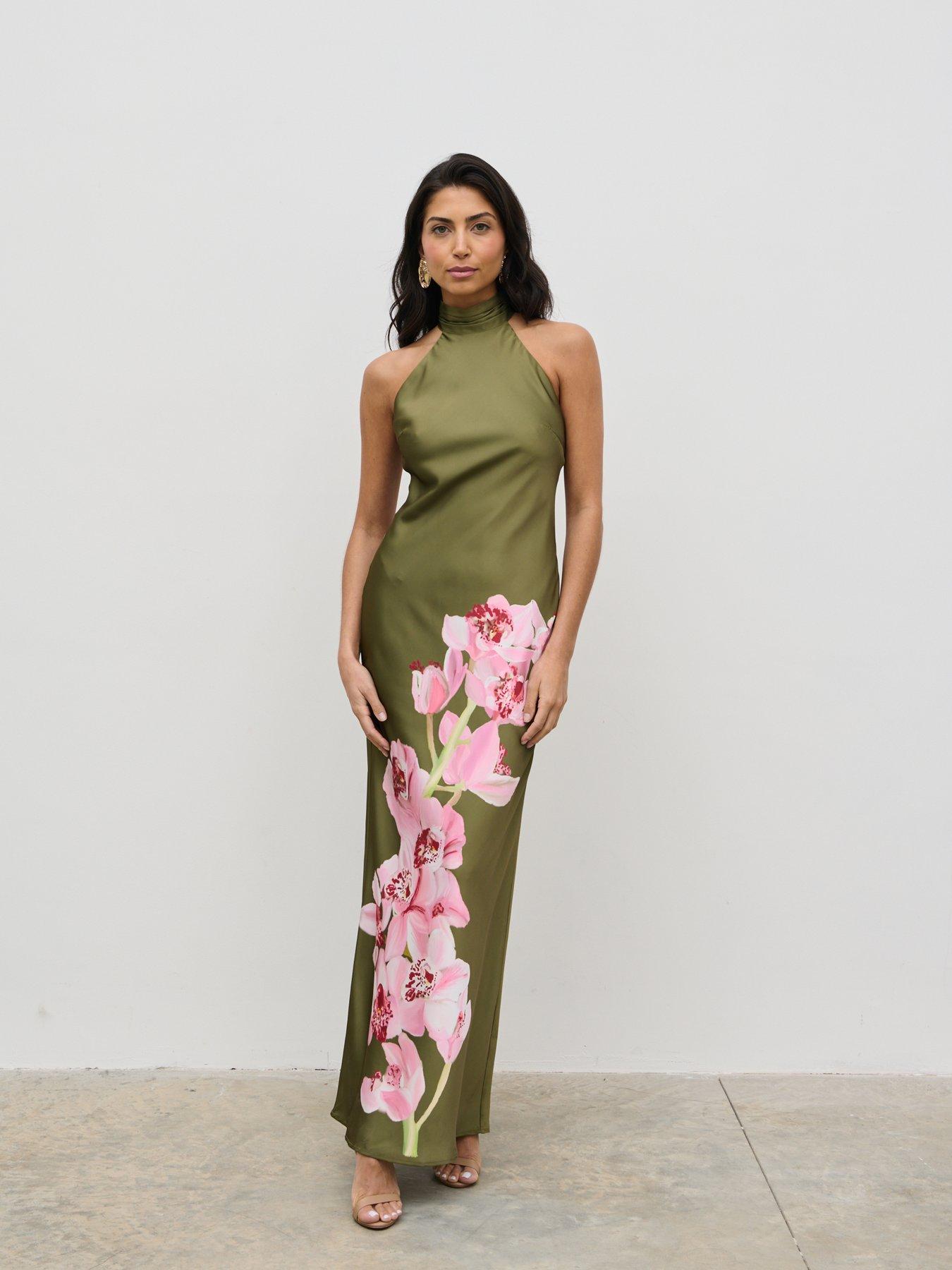 chinese dress ladies Heavy Viscose Maxi Dress KIARA – Studio ANNA LED