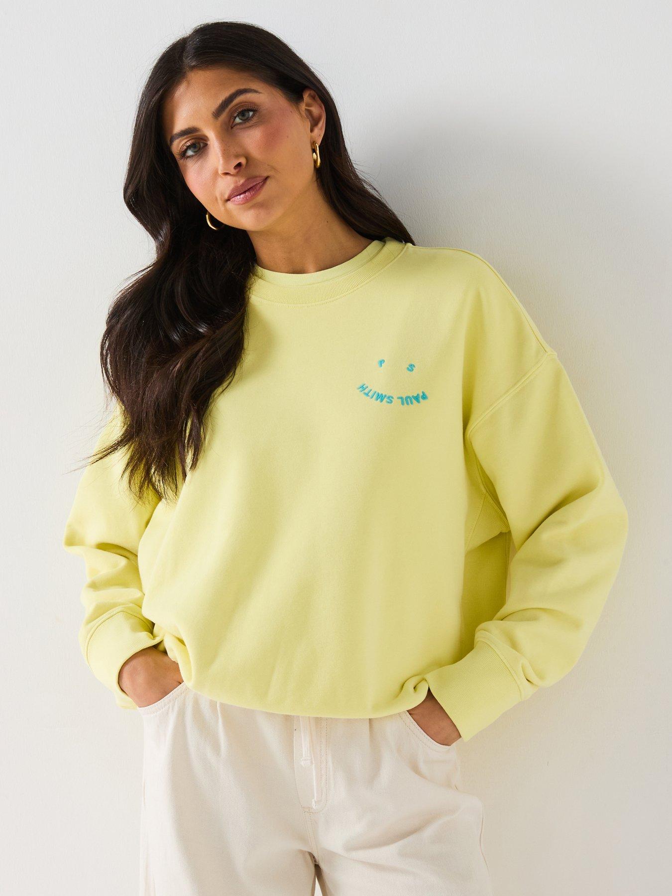 undefined Happy Sweatshirt - Citrus