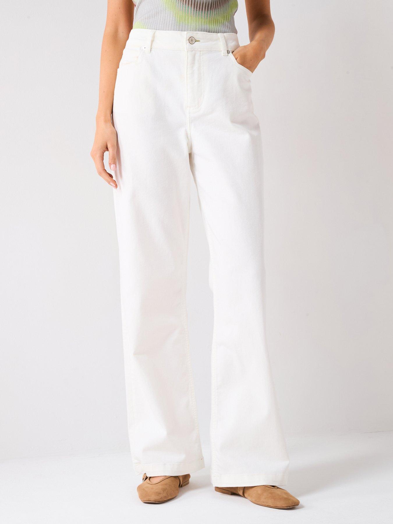 PS PAUL SMITH Wide Leg Jean - White