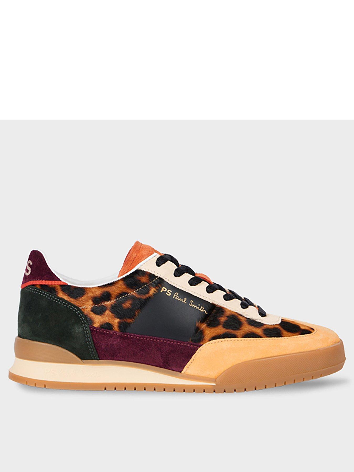 undefined Dover Leopard Print Trainers - Multi