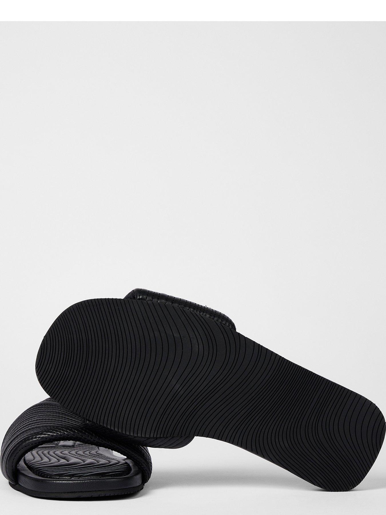 Image 4 of 4 of PS PAUL SMITH Laurel Swirl Slip On Sandals - Black