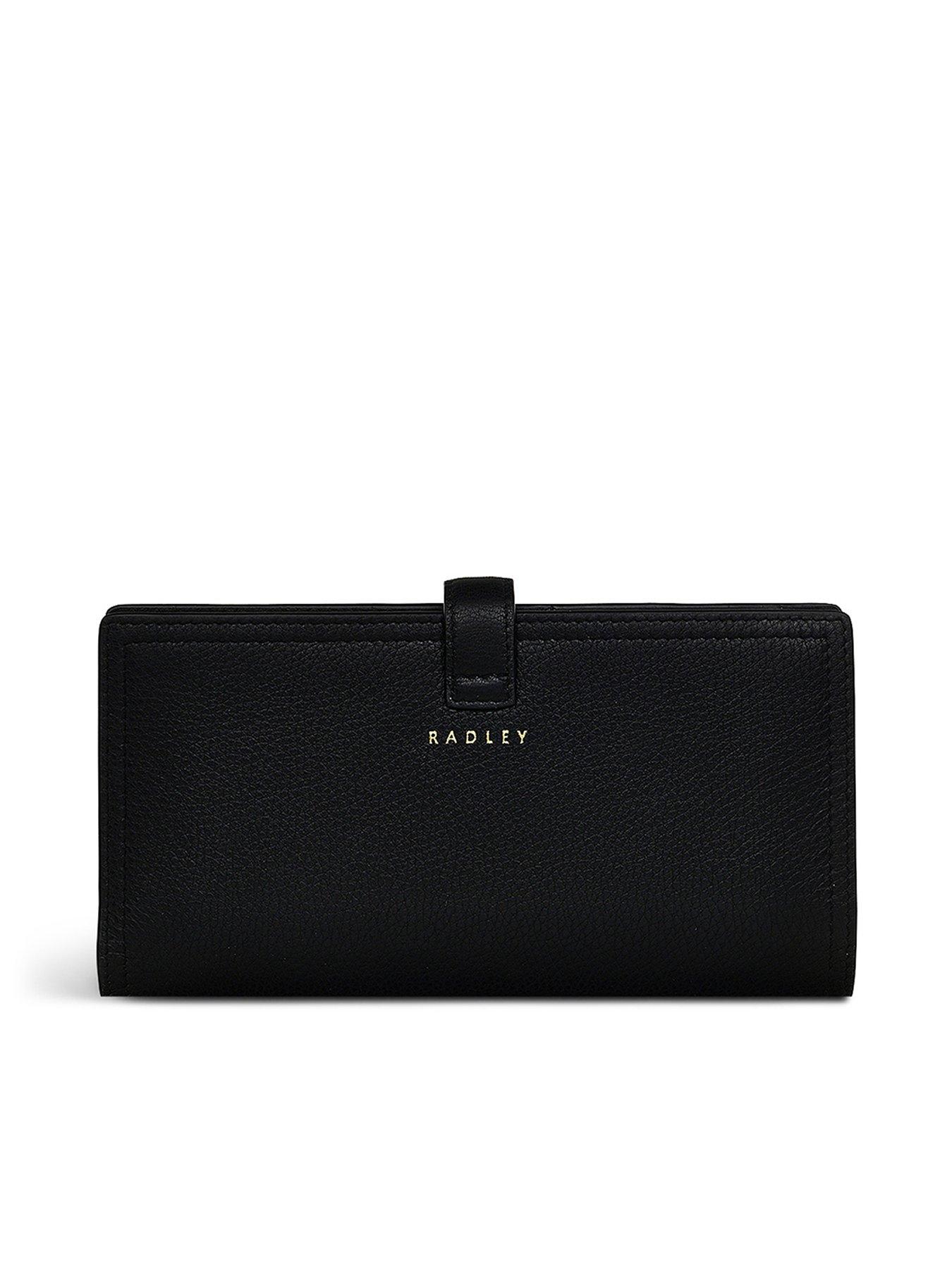 Large Pockets Bifold Matinee Purse in Black