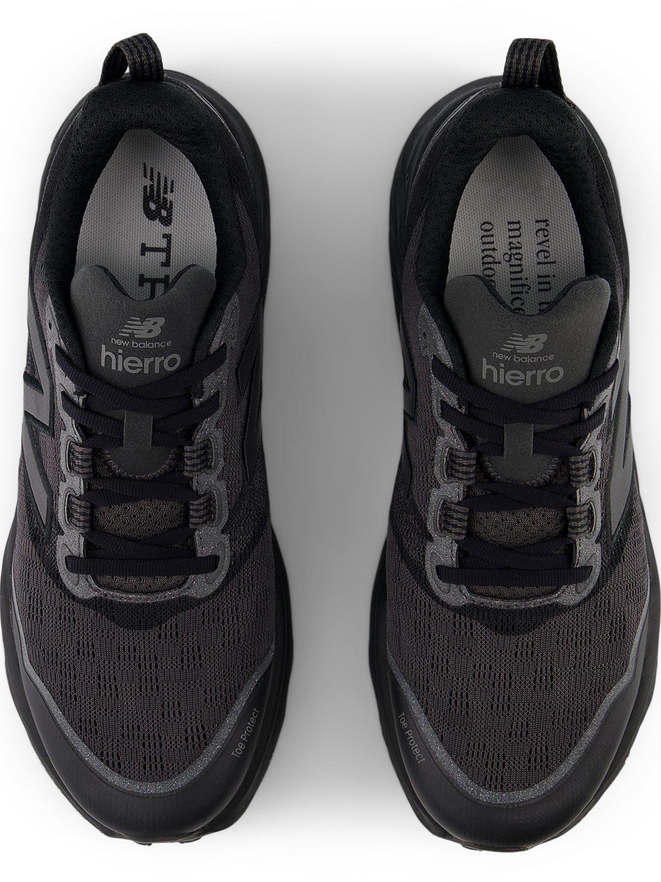 Image 4 of 6 of New Balance Mens Trail Running Fresh Foam X Hierro V9 Trainers - Black