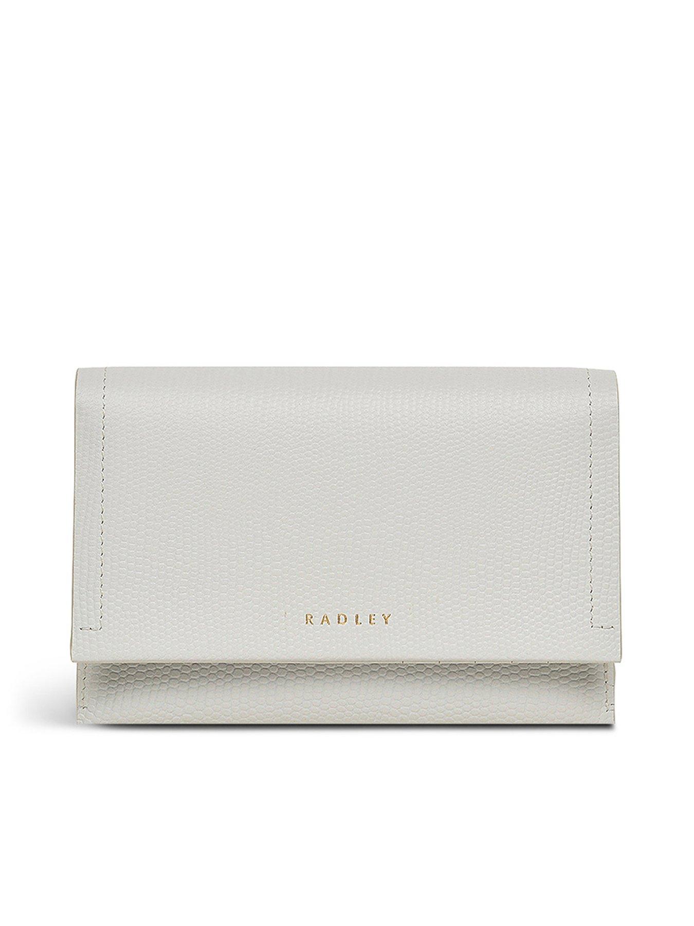 undefined Oak Street Faux Python Medium Flapover Purse - Beige