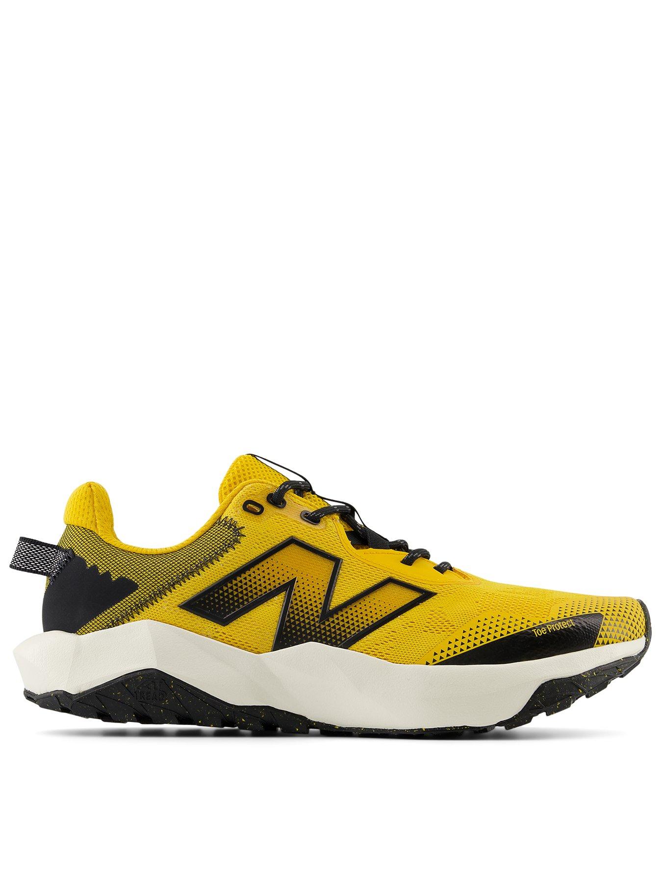 undefined Mens Trail Running Dynasoft Nitrel V6 Trainers - Yellow