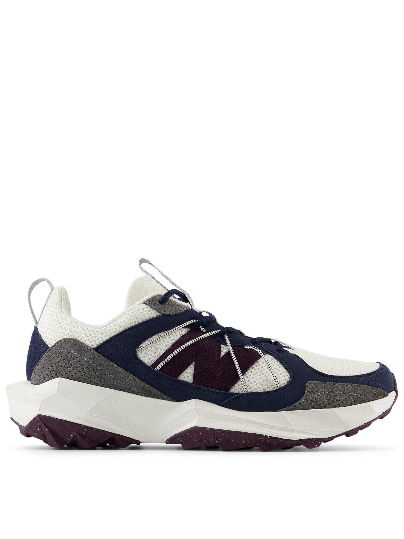 undefined Mens Trail Running Tektrel Trainers - White/Navy