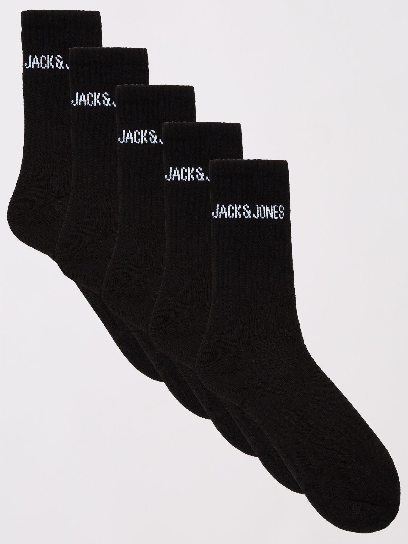 Calzini Uomo JACK & JONES Jacaedan Tennis Sock | Cotone 72% | Lunghezza Standard | Colore Unito Autunno/Inverno