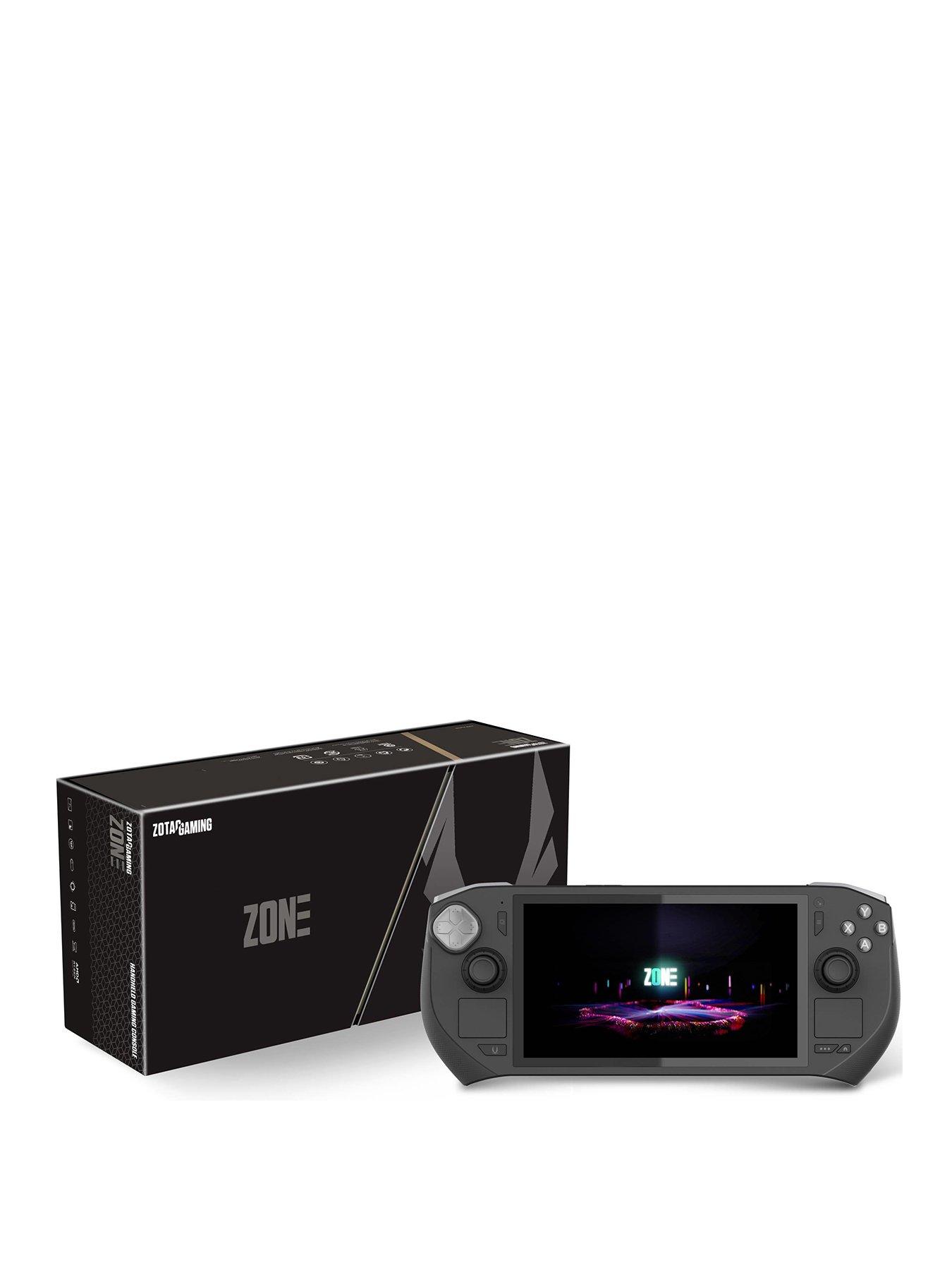 undefined Zone Handheld PC Gaming Console - AMD Ryzen 7 8840U - 16GB RAM, 512GB SSD - AMD Radeon 780M - 7in 120Hz AMOLED Touchscreen - Black