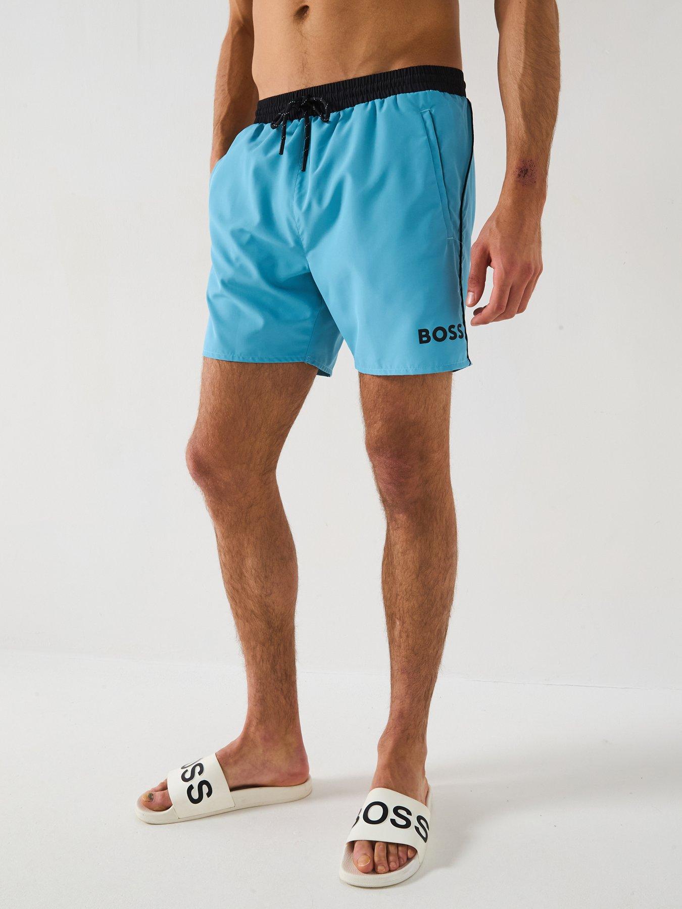 undefined Starfish Swim Shorts - Light Blue