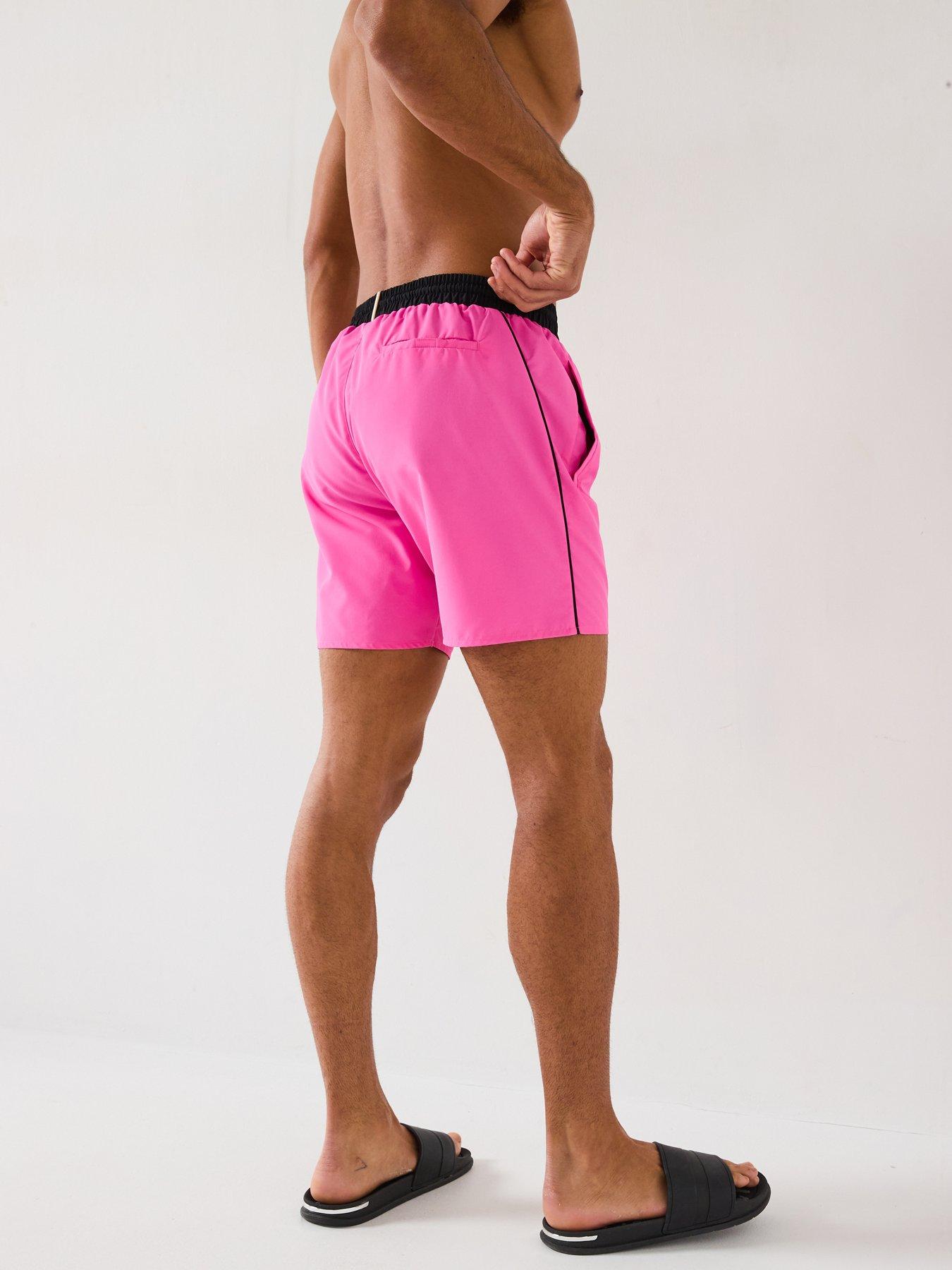 BOSS Starfish swim shorts in bright orange