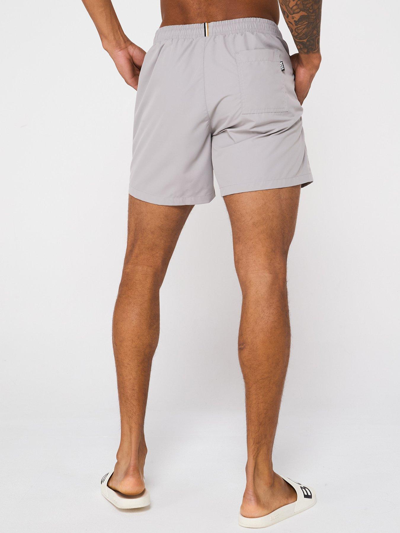 Image 2 of 6 of BOSS Dolphin Swim Shorts -Grey