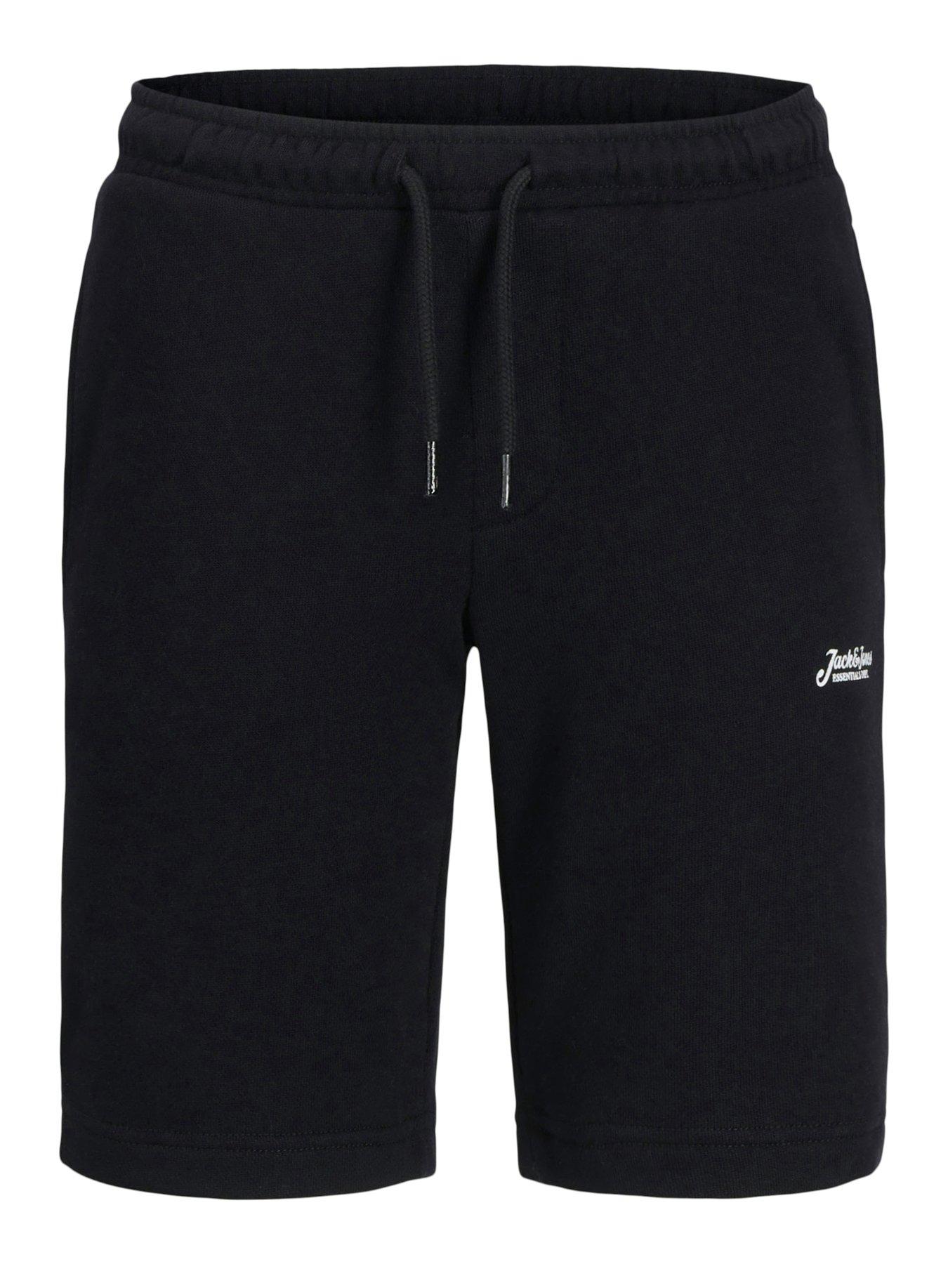 Image 3 of 5 of Jack & Jones Junior Boys Beau Sweat, T-Shirt And Shorts Set - Black