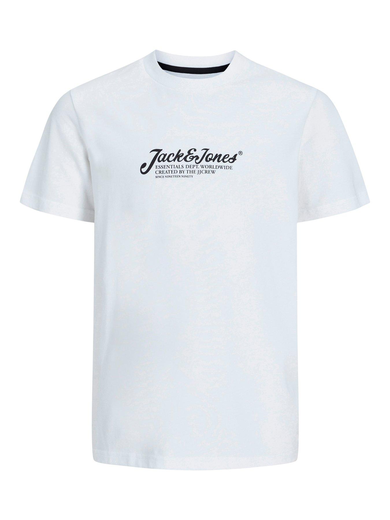 Image 5 of 5 of Jack & Jones Junior Boys Beau Sweat, T-Shirt And Shorts Set - Black