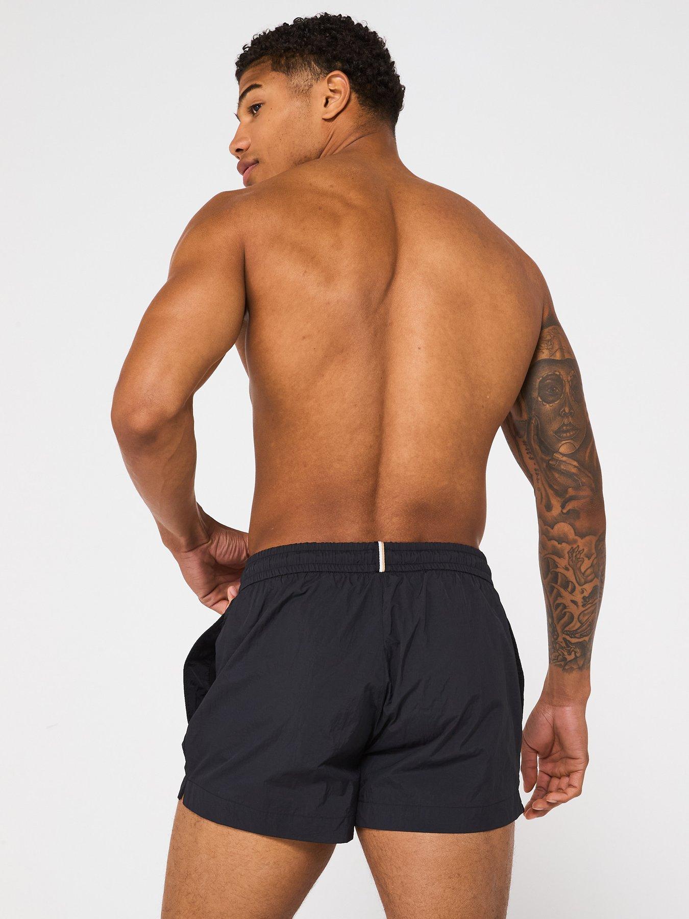 Image 5 of 6 of BOSS Mooneye Swim Shorts - Black