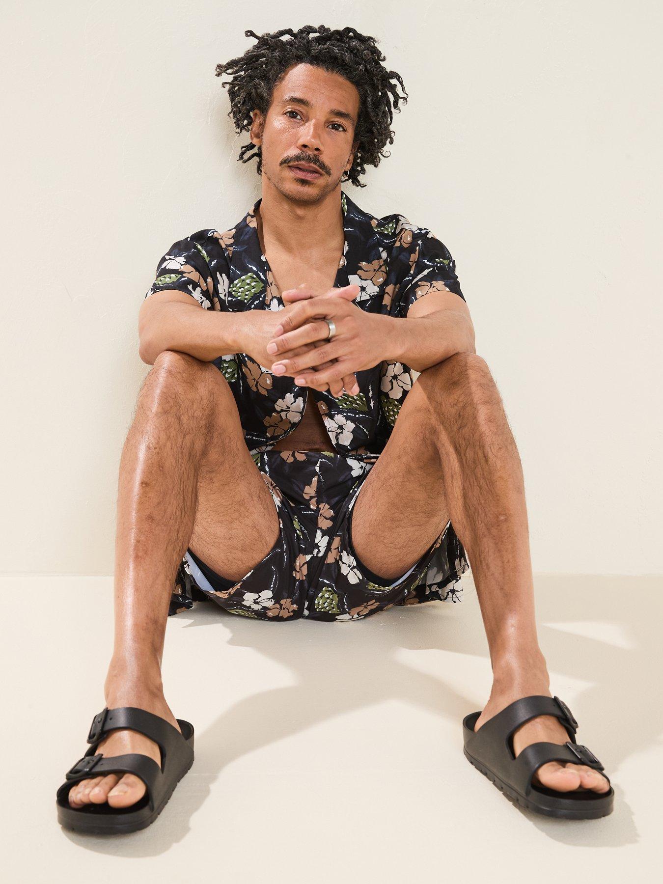 Image 4 of 6 of BOSS Piranha Swim Shorts - Black