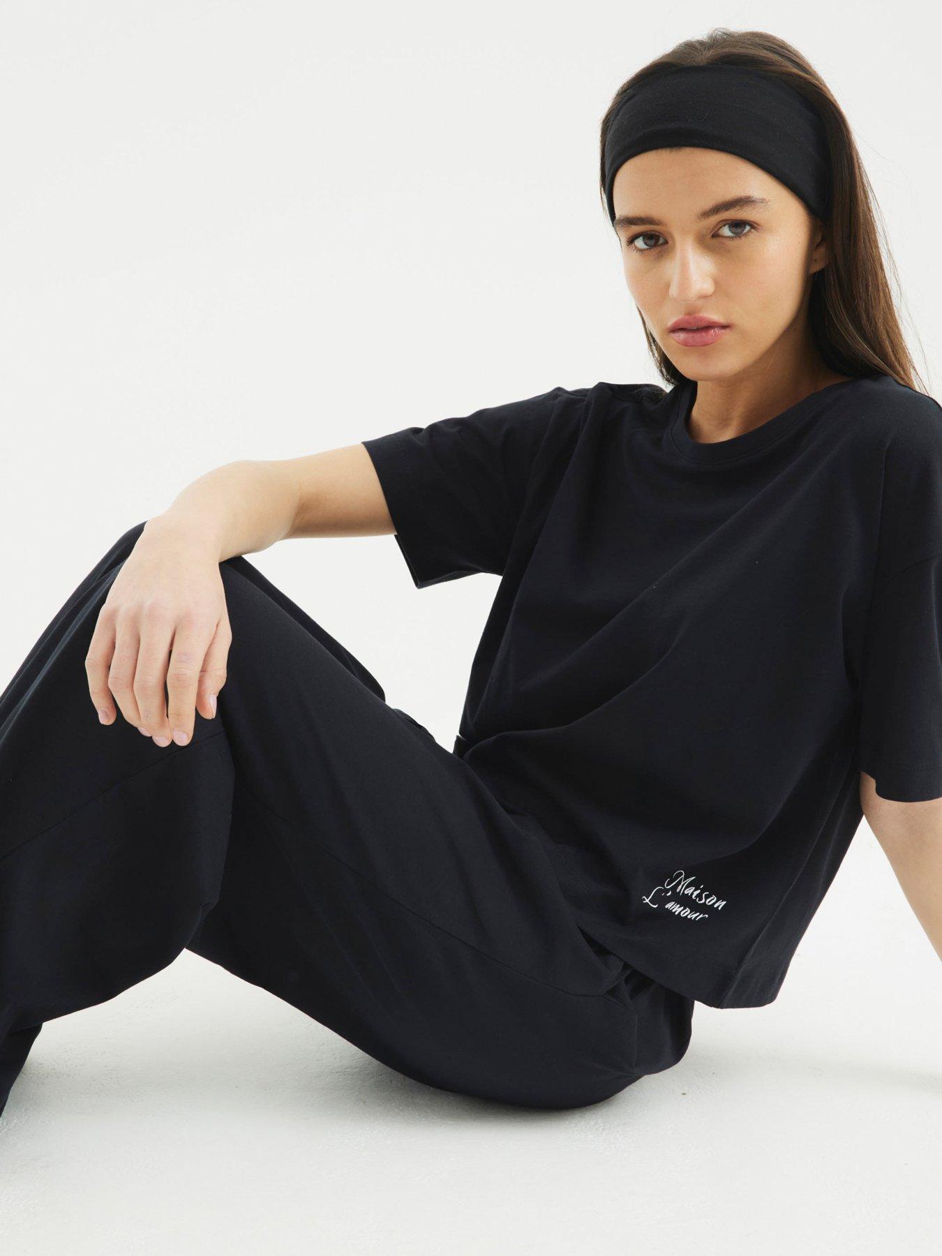 undefined Top And Trouser Set - Black