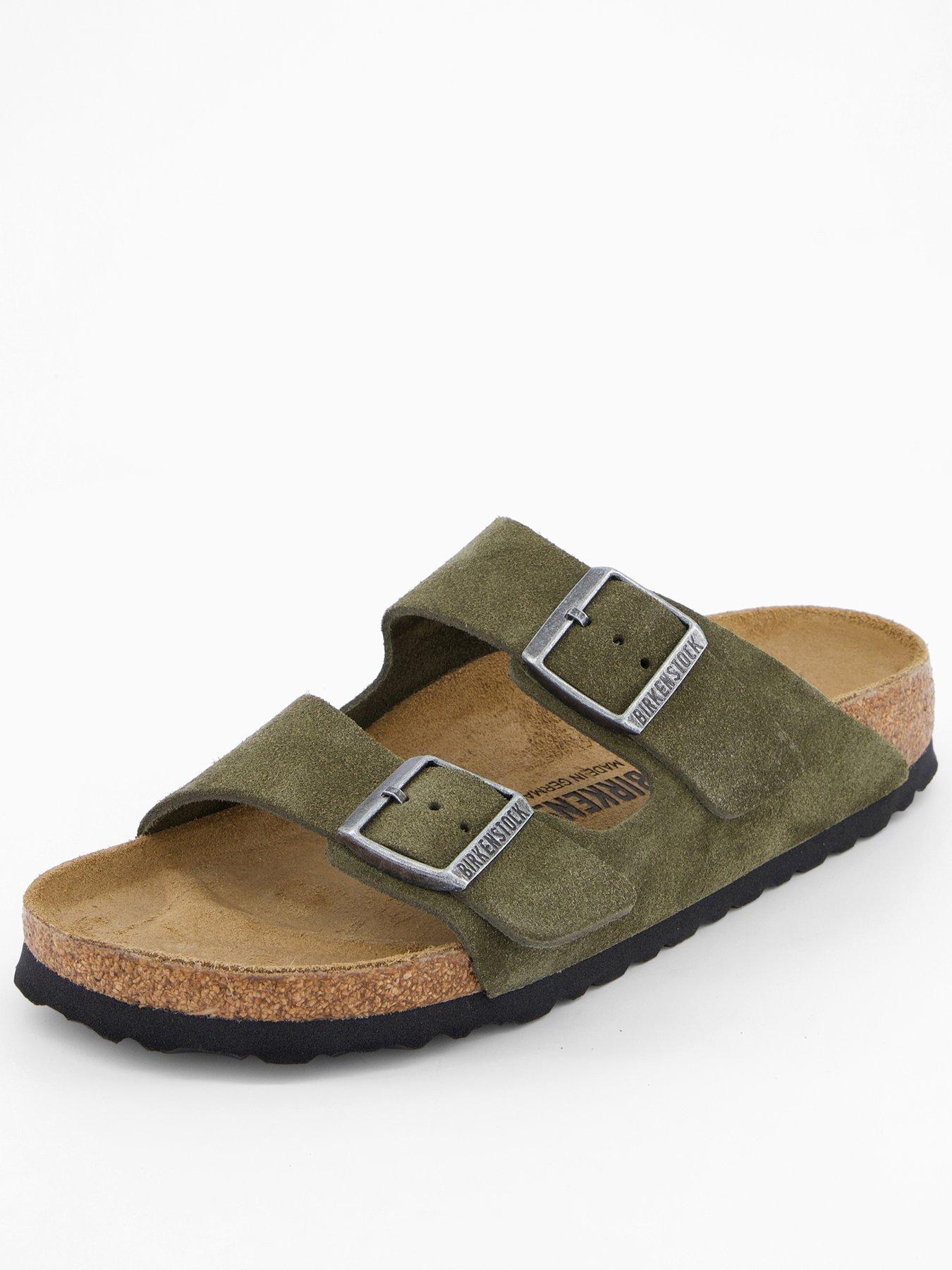 undefined Arizona Suede Sandal - Green
