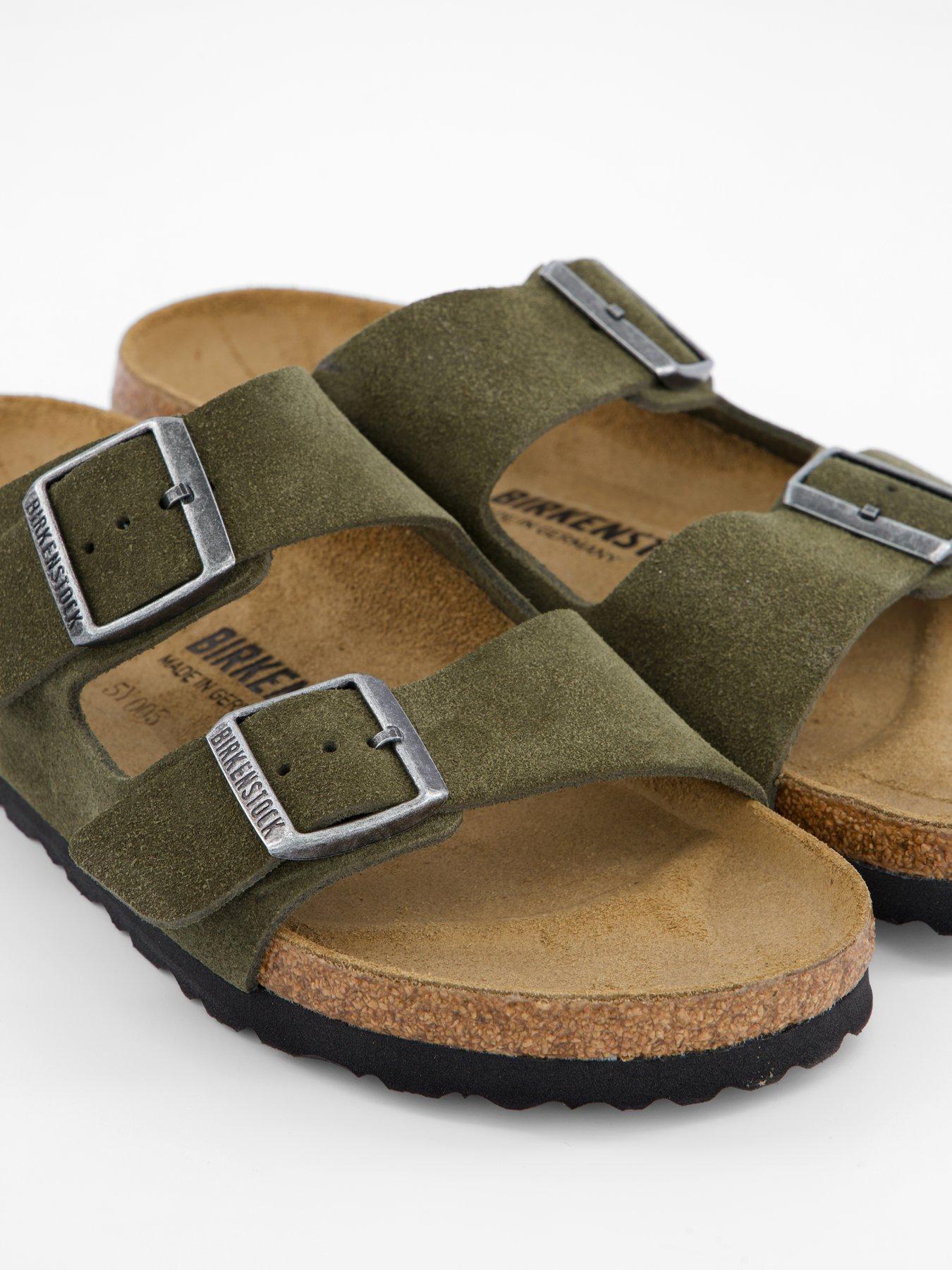 Image 5 of 6 of Birkenstock Arizona Suede Sandal - Khaki