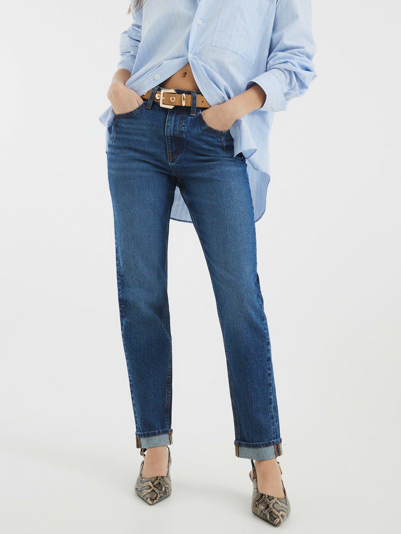 undefined Mom Sculpt Jean - Dark Denim