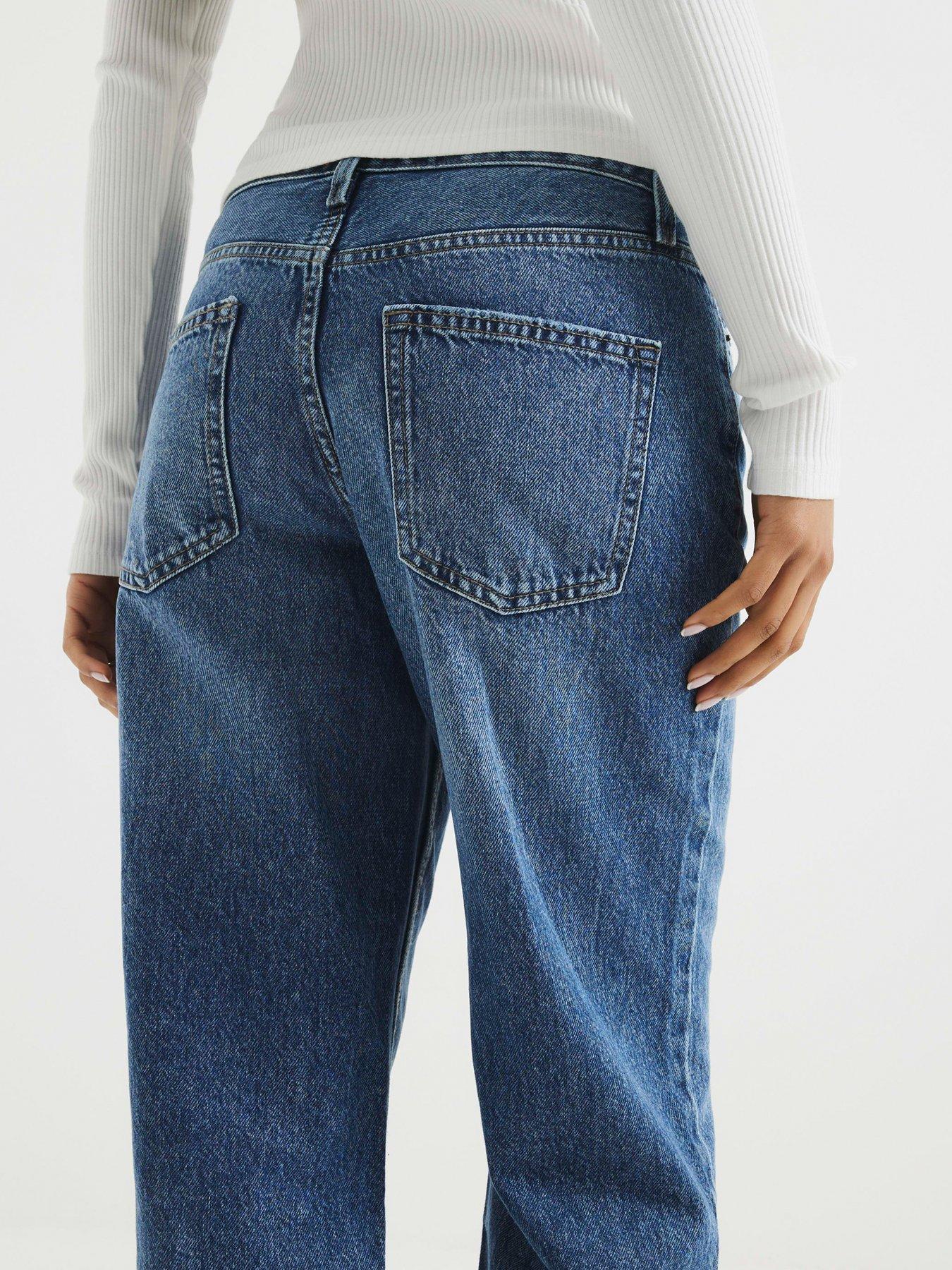 Straight Leg Jeans Jeans Petite Pull And Bear RI Petite Relaxed