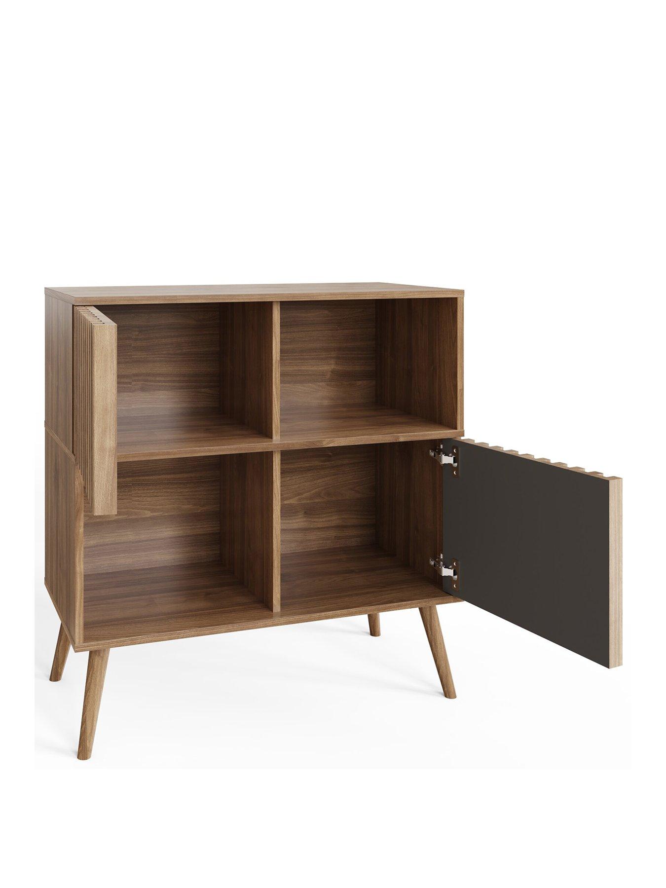 Image 3 of 7 of GFW Rowen 2 Door&nbsp;Compact Sideboard - Oak/Black