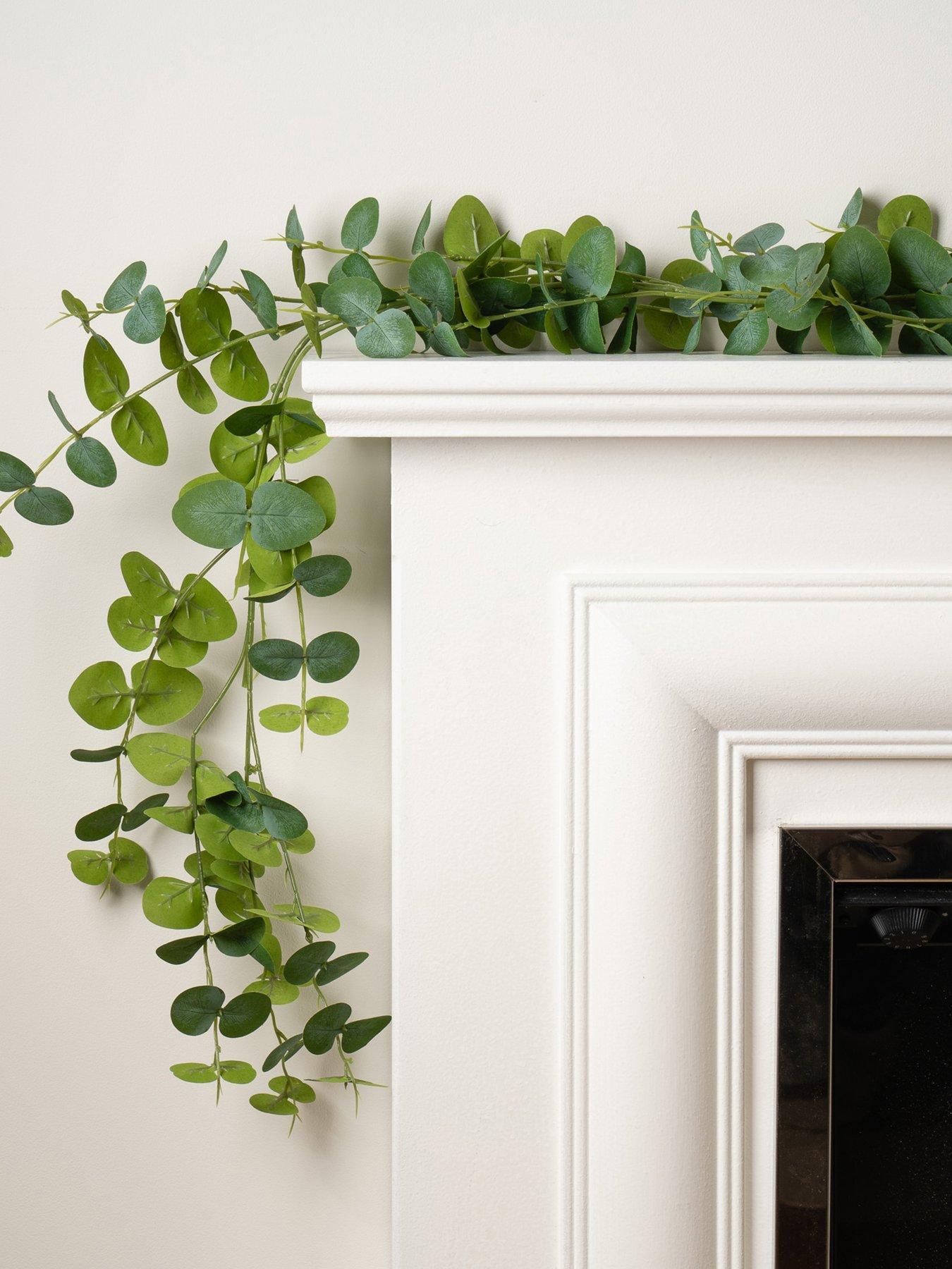 undefined 180cm Artificial Eucalyptus Foliage Garland (Pack of 2)