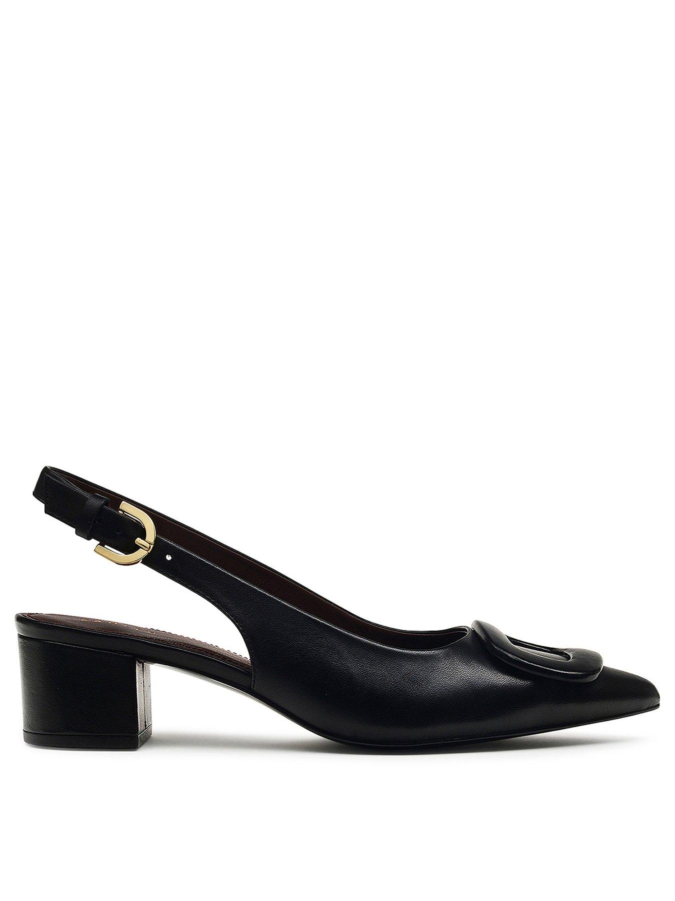 Radley Grosvenor Arcade Heeled Slingback Black
