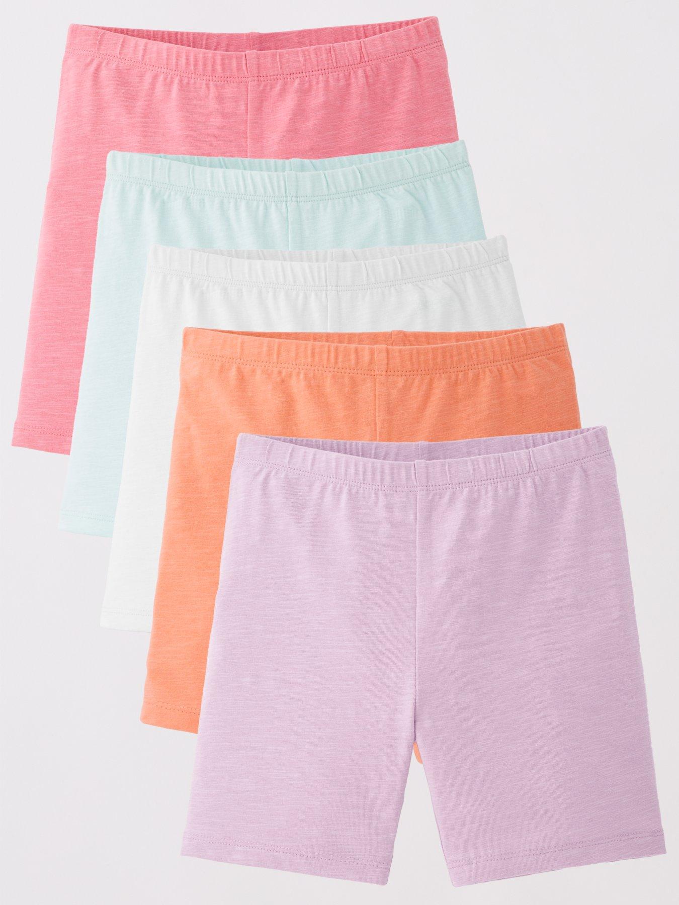 undefined Girls 5 Pack Cycling Shorts - Multi